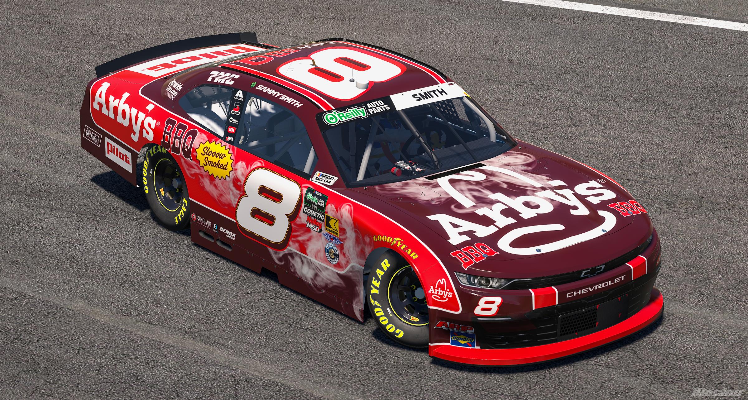 Preview of 2026 Sammy Smith Arbys BBQ Chevrolet by Ryan A Williams