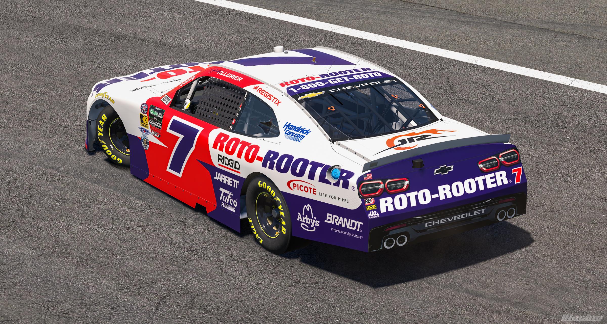 Preview of 2026 Justin Allgaier Roto-Rooter Chevrolet by Ryan A Williams