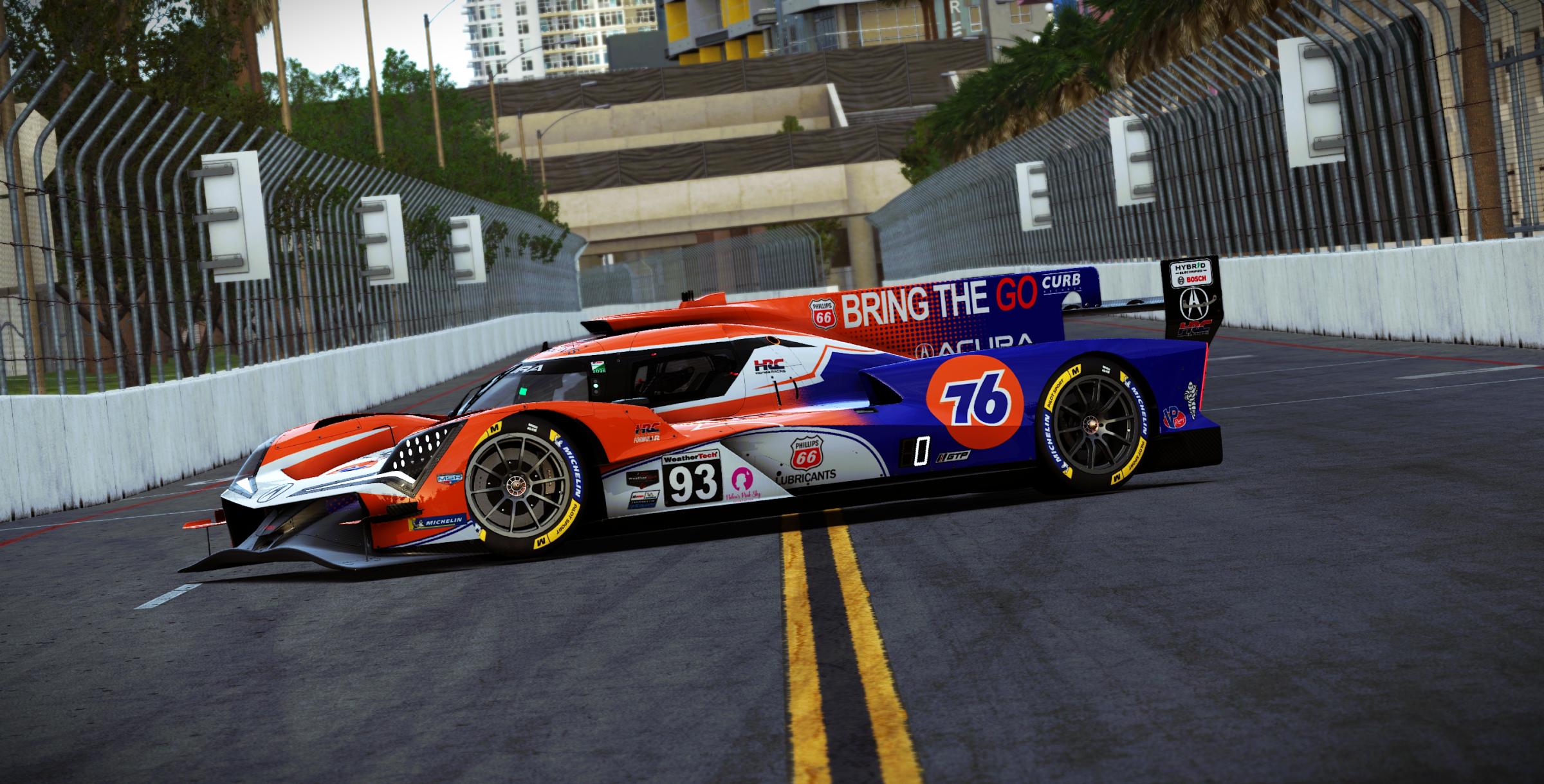 Preview of Meyer Shank Racing #93 Acura ARX-06 2026 Long Beach Livery by Samuel J Ball