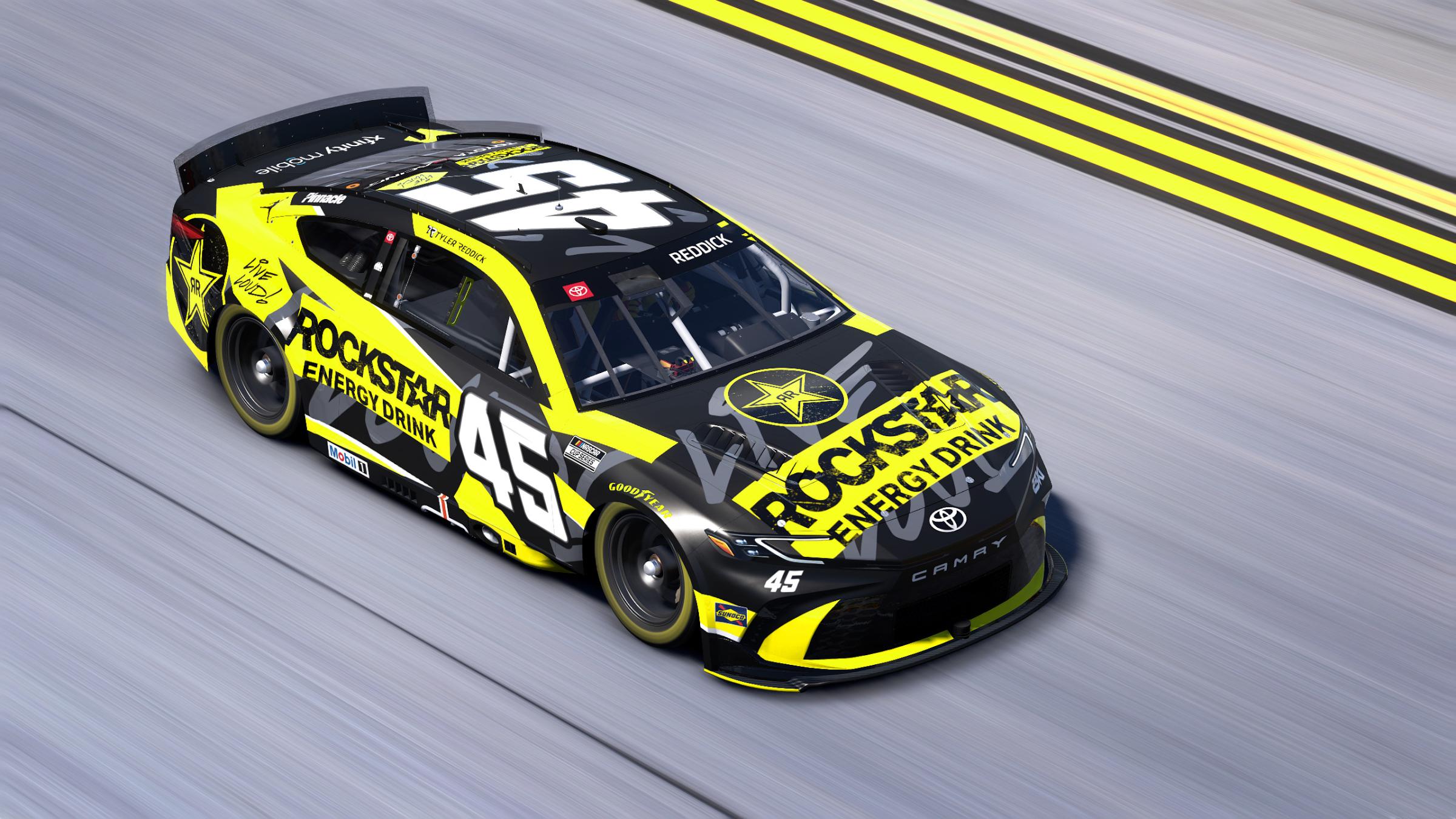 Preview of 2026 Tyler Reddick Rockstar Energy Drink CONCEPT by Davin Cornelius