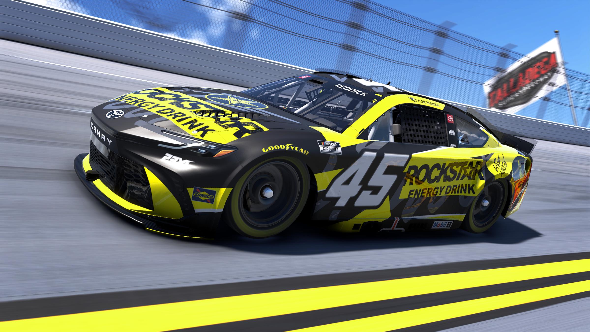 Preview of 2026 Tyler Reddick Rockstar Energy Drink CONCEPT by Davin Cornelius