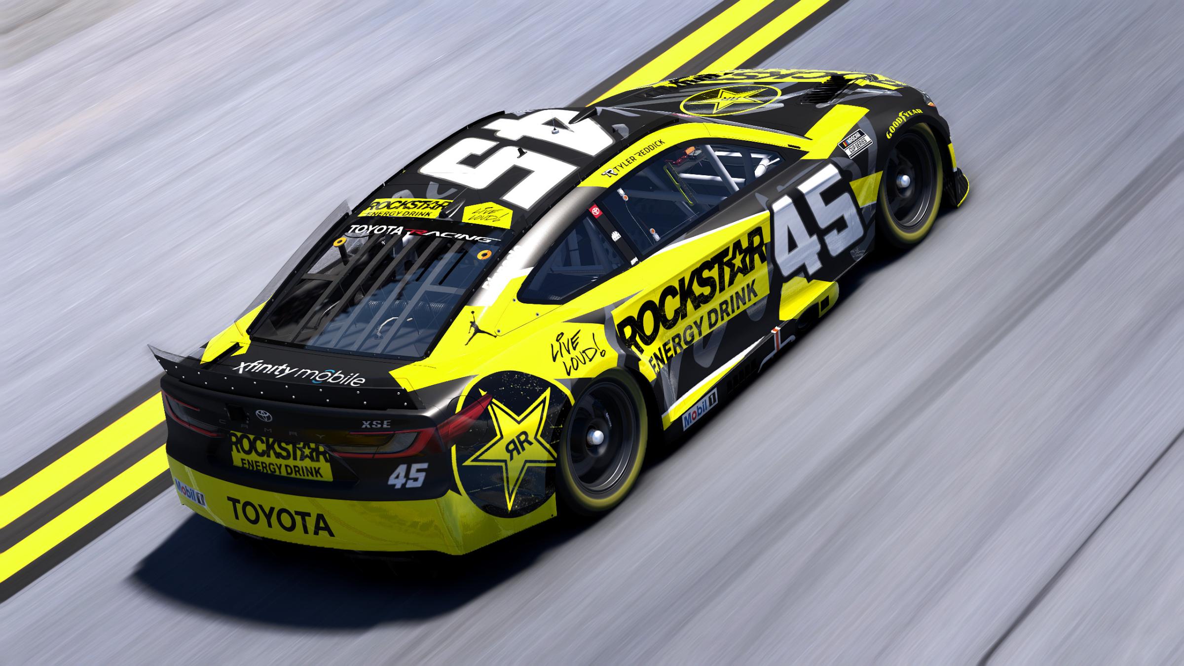Preview of 2026 Tyler Reddick Rockstar Energy Drink CONCEPT by Davin Cornelius