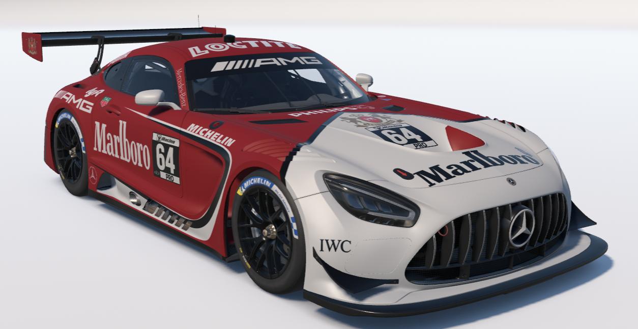 Preview of Marlboro Red Mercedes-AMG GT3 2020 by Ronald Lawson2