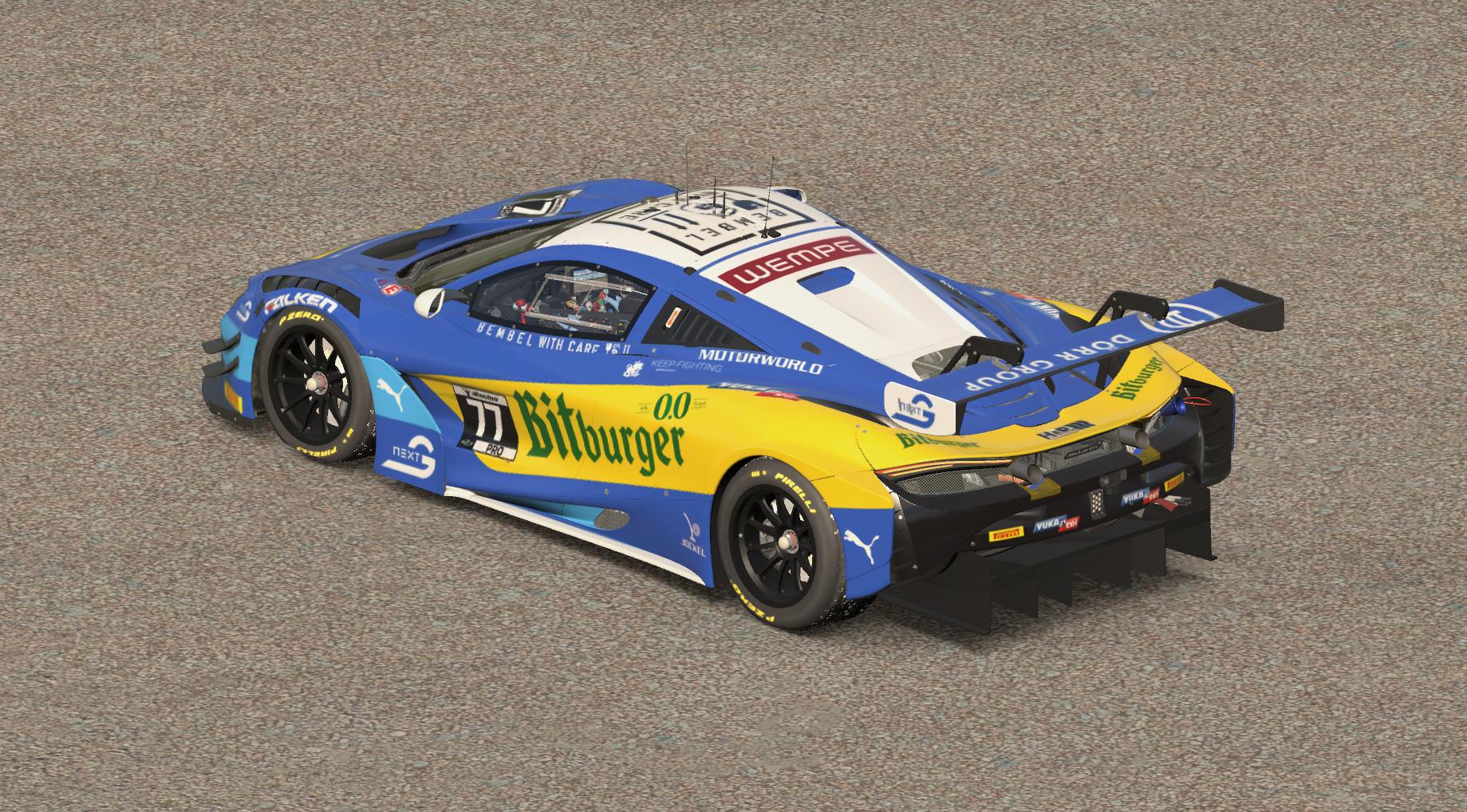 Preview of Dörr Motorsport McLaren 720s EVO GT3 livery for 24h Nürburgring 2026 by Mike Riedner