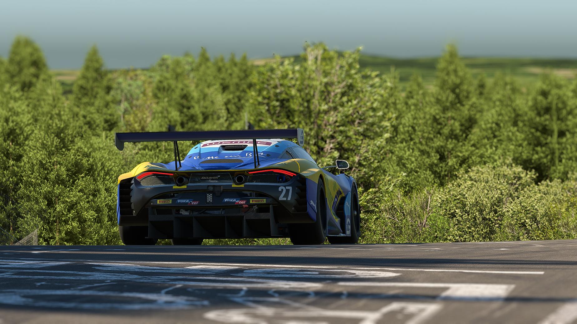 Preview of Dörr Motorsport McLaren 720s EVO GT3 livery for 24h Nürburgring 2026 by Mike Riedner