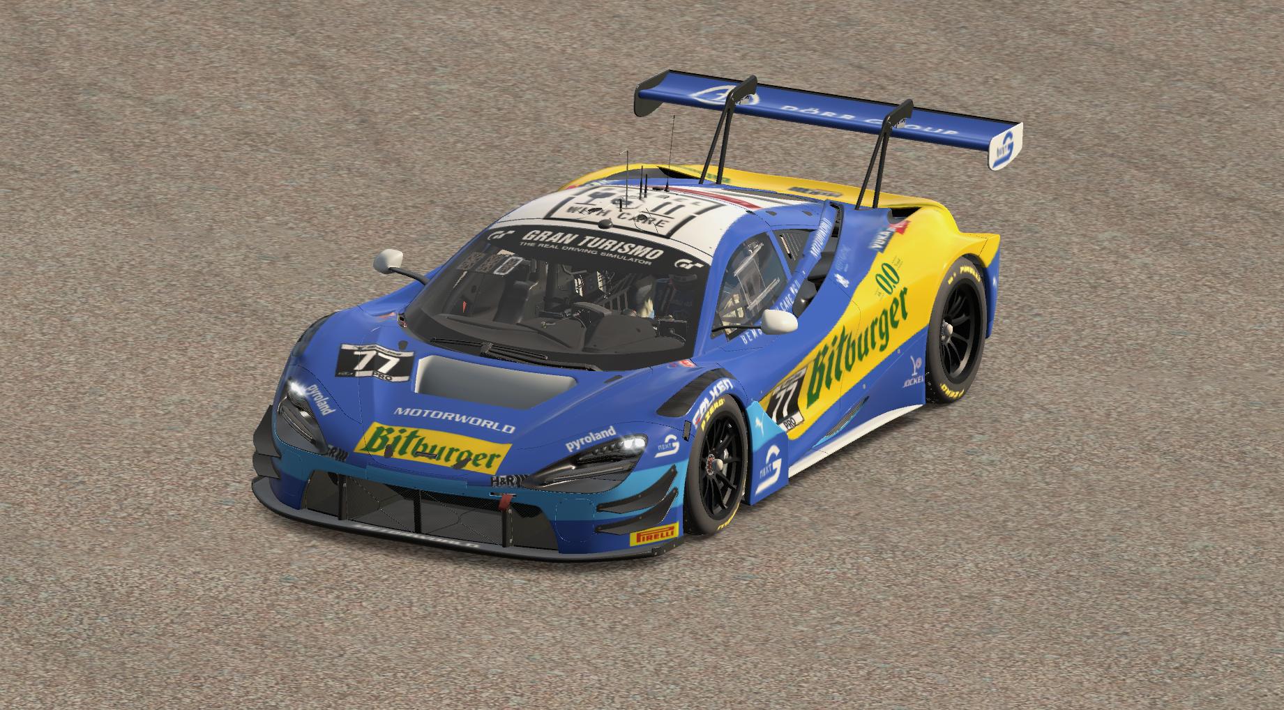 Preview of Dörr Motorsport McLaren 720s EVO GT3 livery for 24h Nürburgring 2026 by Mike Riedner
