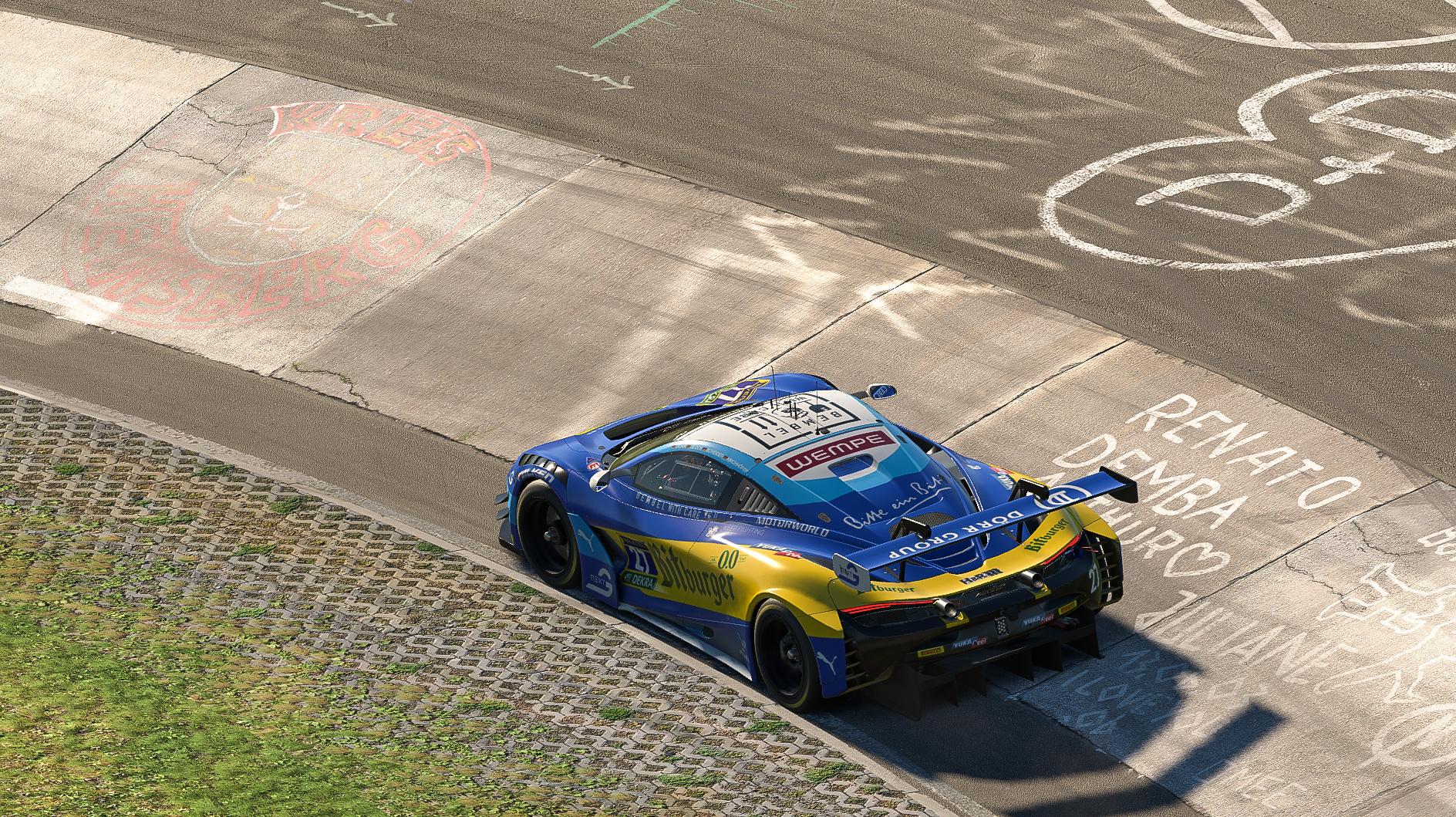 Preview of Dörr Motorsport McLaren 720s EVO GT3 livery for 24h Nürburgring 2026 by Mike Riedner
