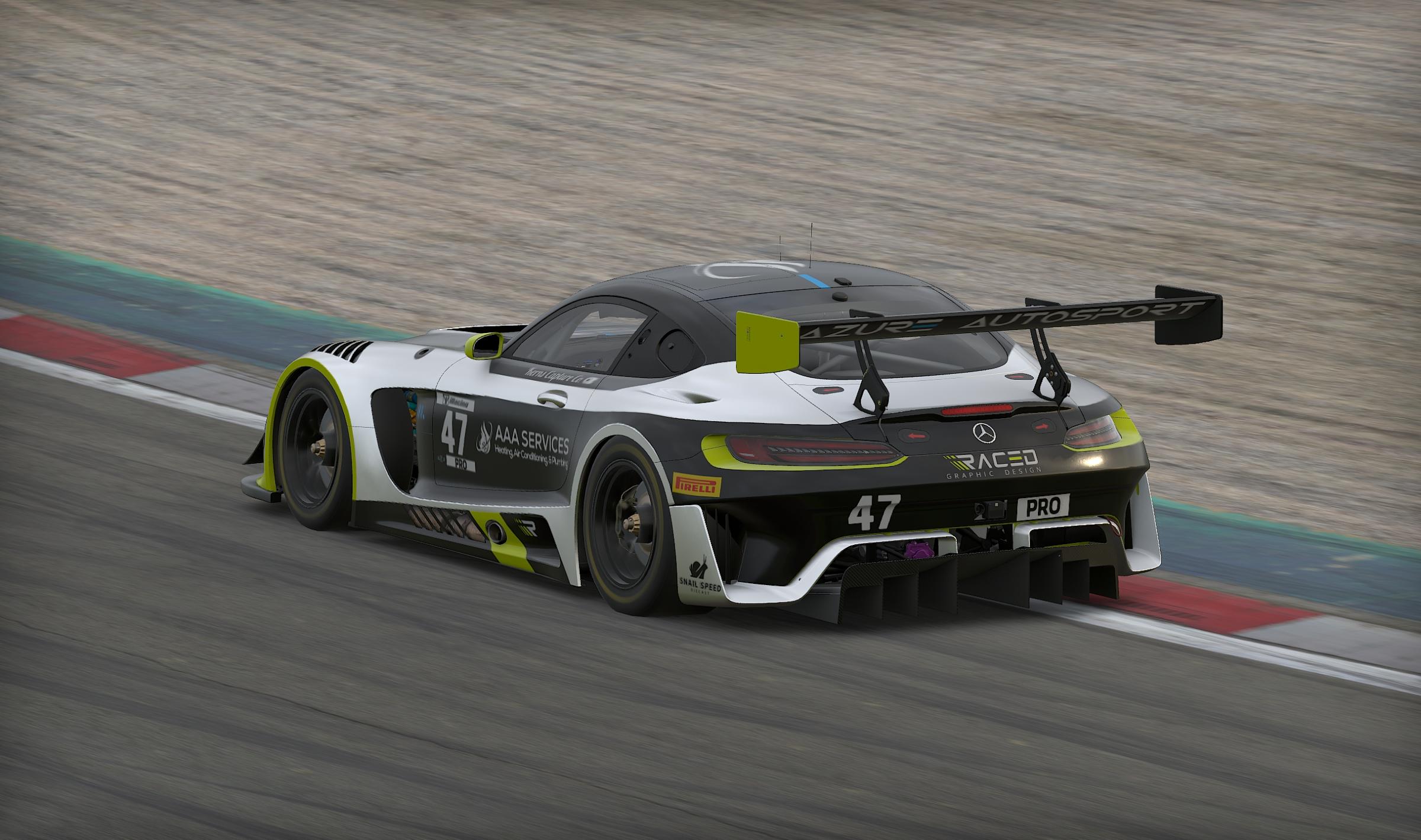 Preview of Azure Autosport Mercedes AMG GT3 2026 by Pat Gabriel
