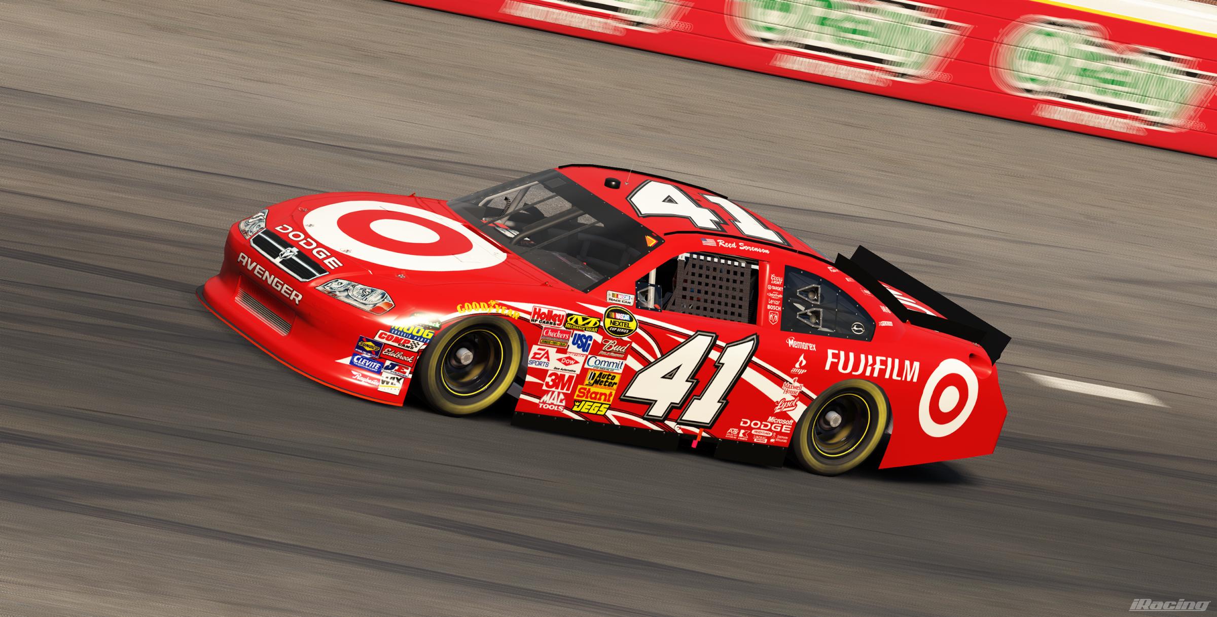 Preview of Reed Sorenson 2007 Target v2 Dodge Avenger by Tyler King