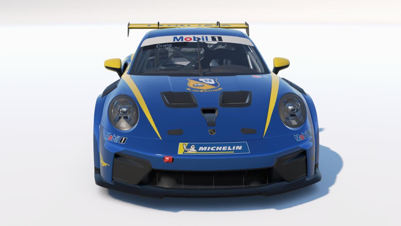 Preview of Porsche 992 2 Cup Blue Angels by Don Craig