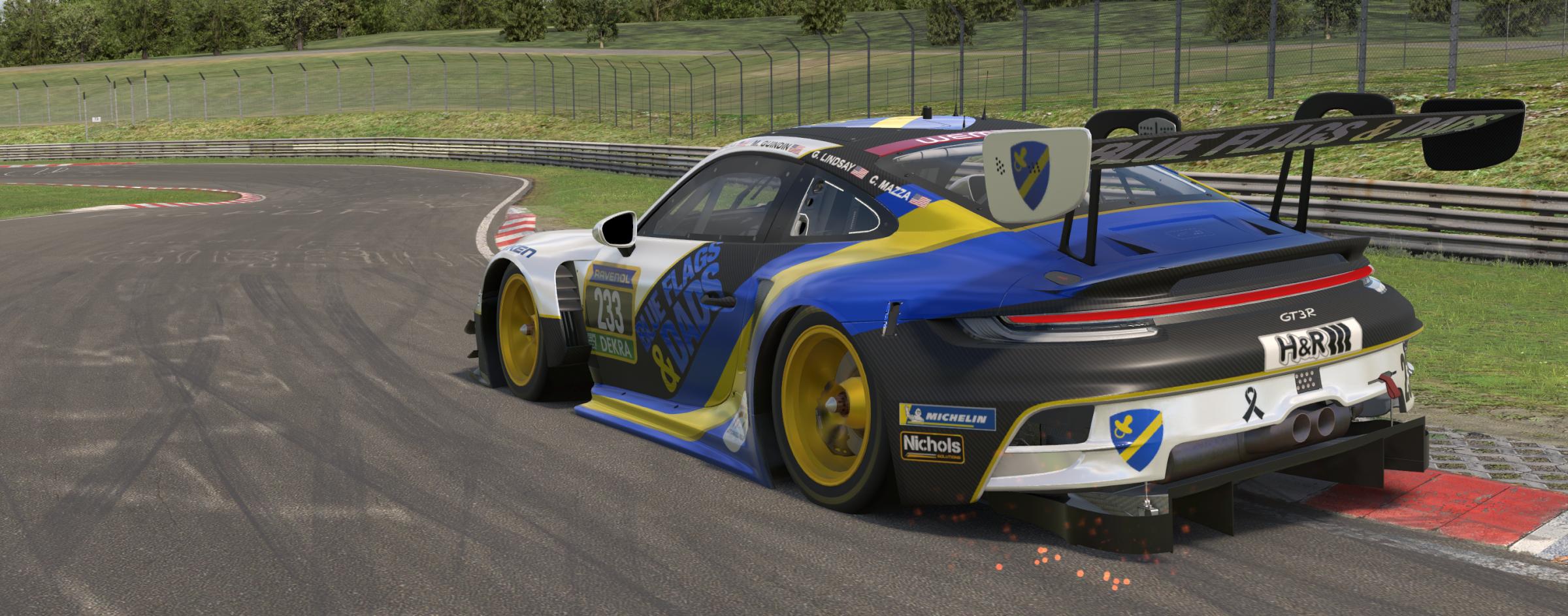 Preview of Blue Flags & Dads - 2026 Nürburgring 24hr - Team White 911 by Noah A N.