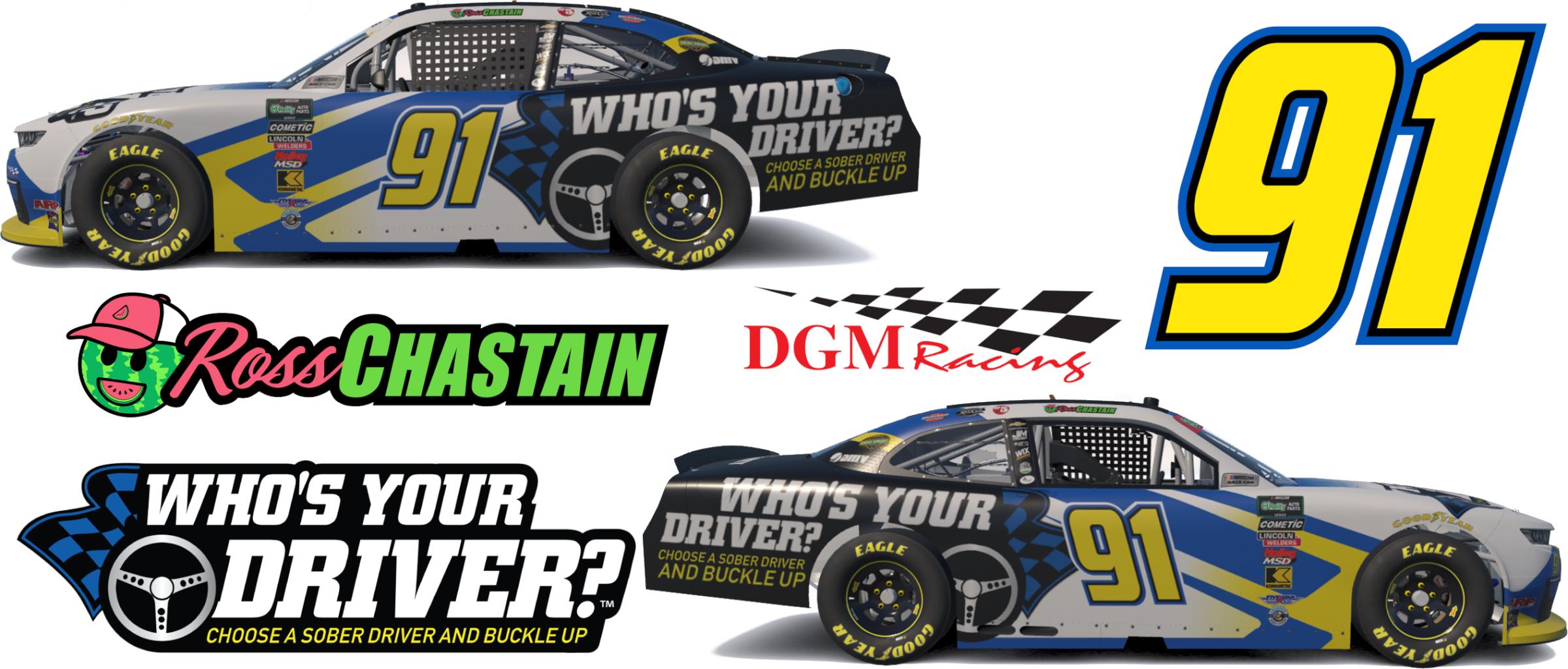 Preview of Ross Chastain 2026 Whos Your Driver? (#91) by Benjamin W. Rogers