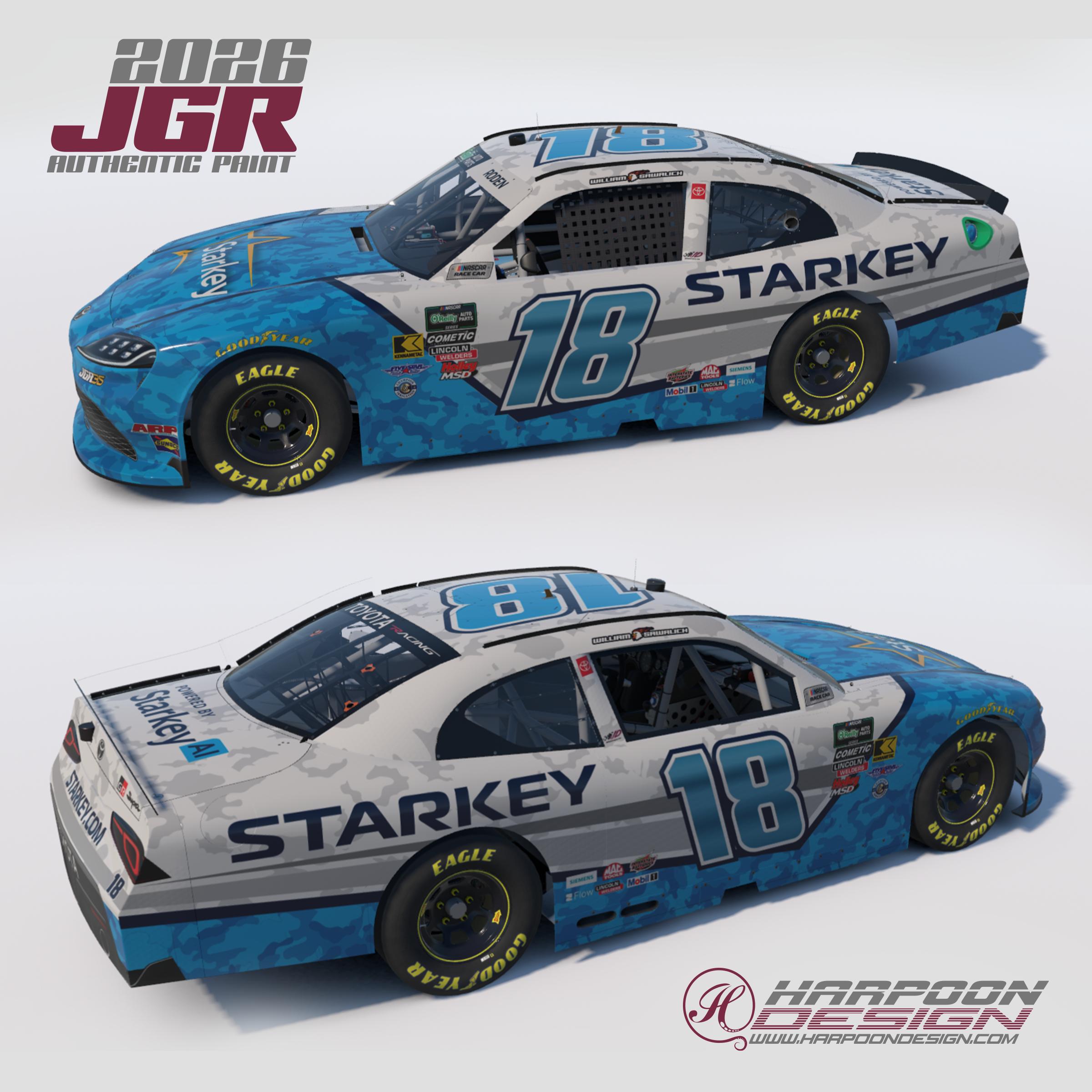 Preview of 2026 William Sawalich Starkey OReilly Toyota Supra No num by Brantley Roden