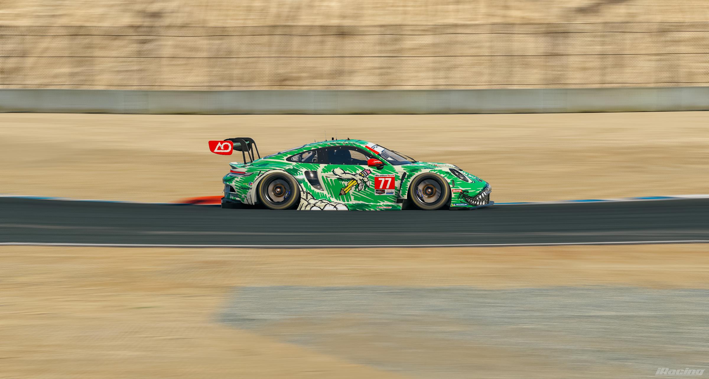 Preview of Official 2026 AO Racing IMSA GTD Pro #77 Sketchy (Rexy) GT3 Rawr Laguna Seca by Patryk A.