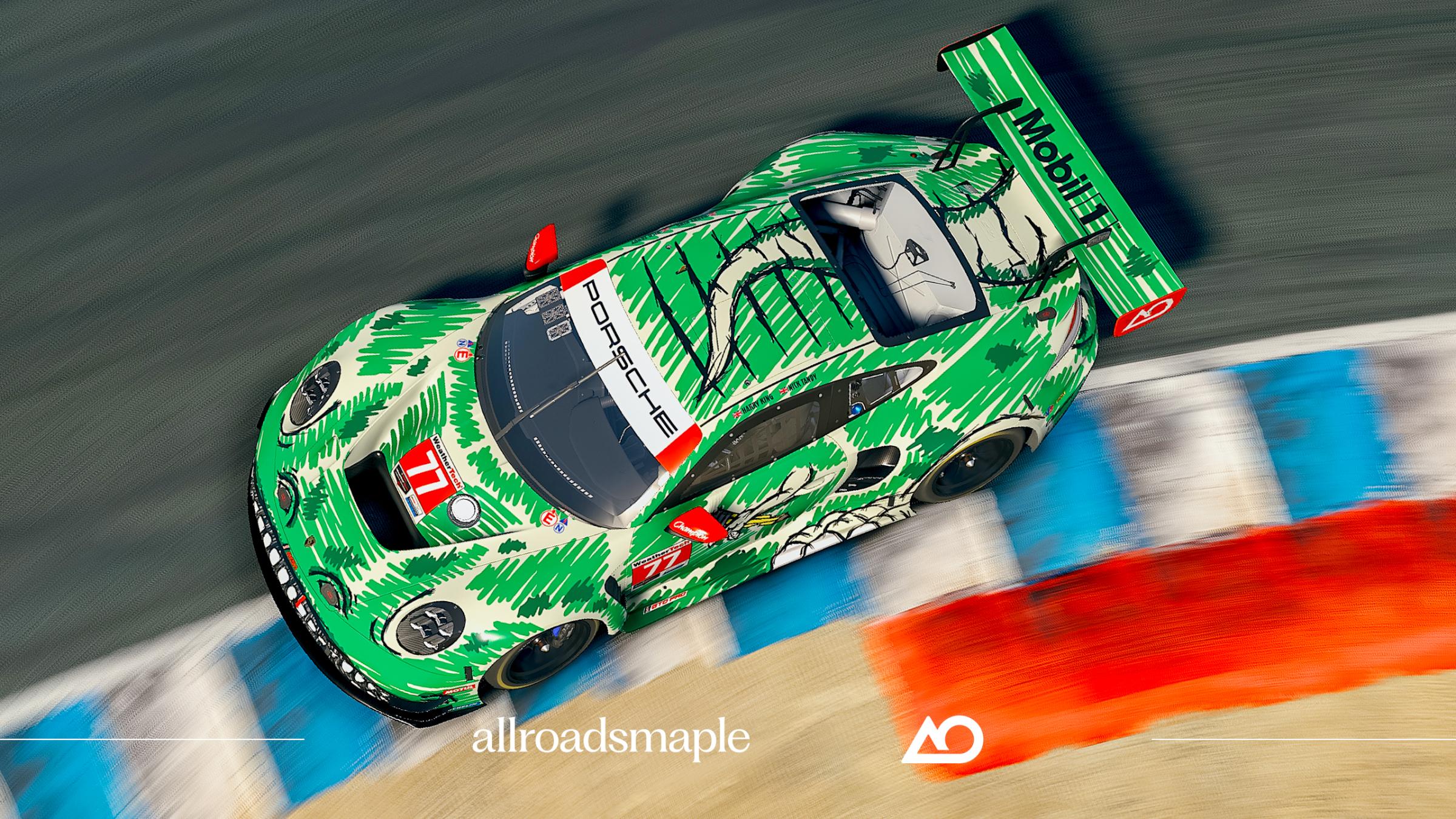 Preview of Official 2026 AO Racing IMSA GTD Pro #77 Sketchy (Rexy) GT3 Rawr Laguna Seca by Patryk A.