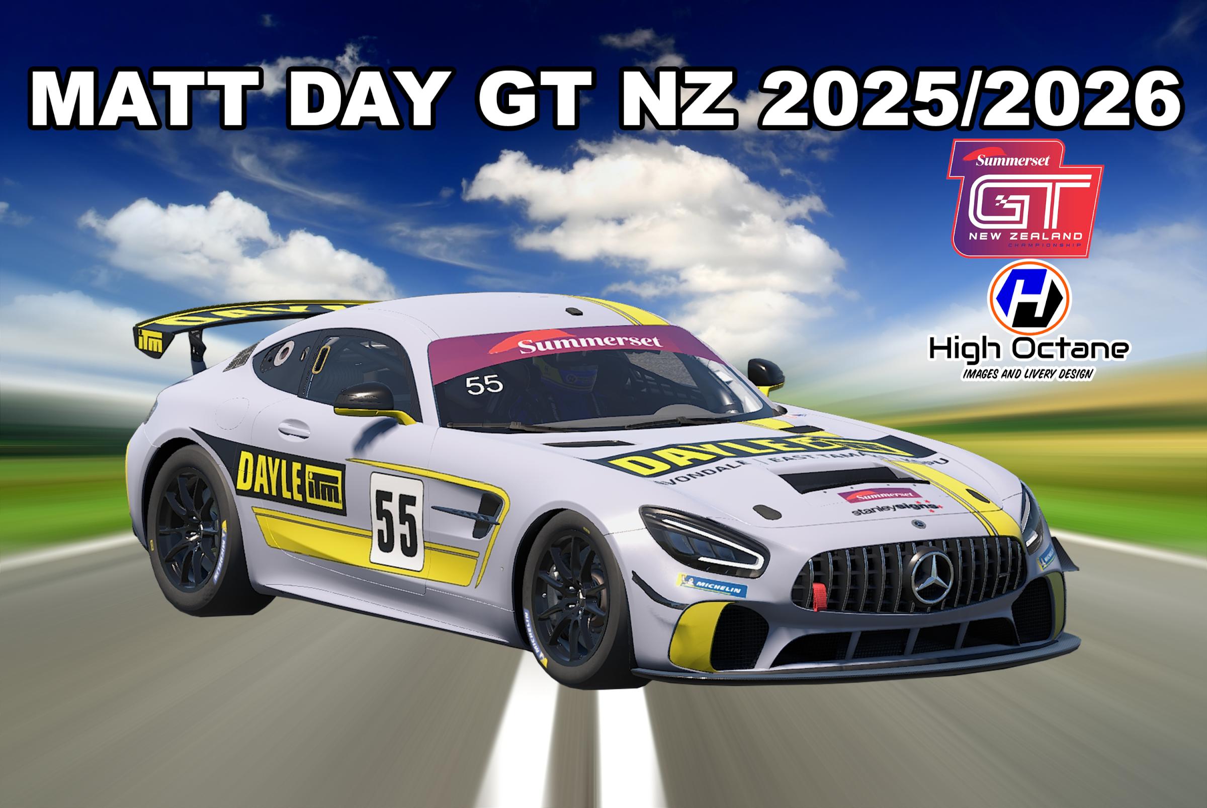 Preview of Matt Day 2025/26 GT NZ Championship by Matt Heywood