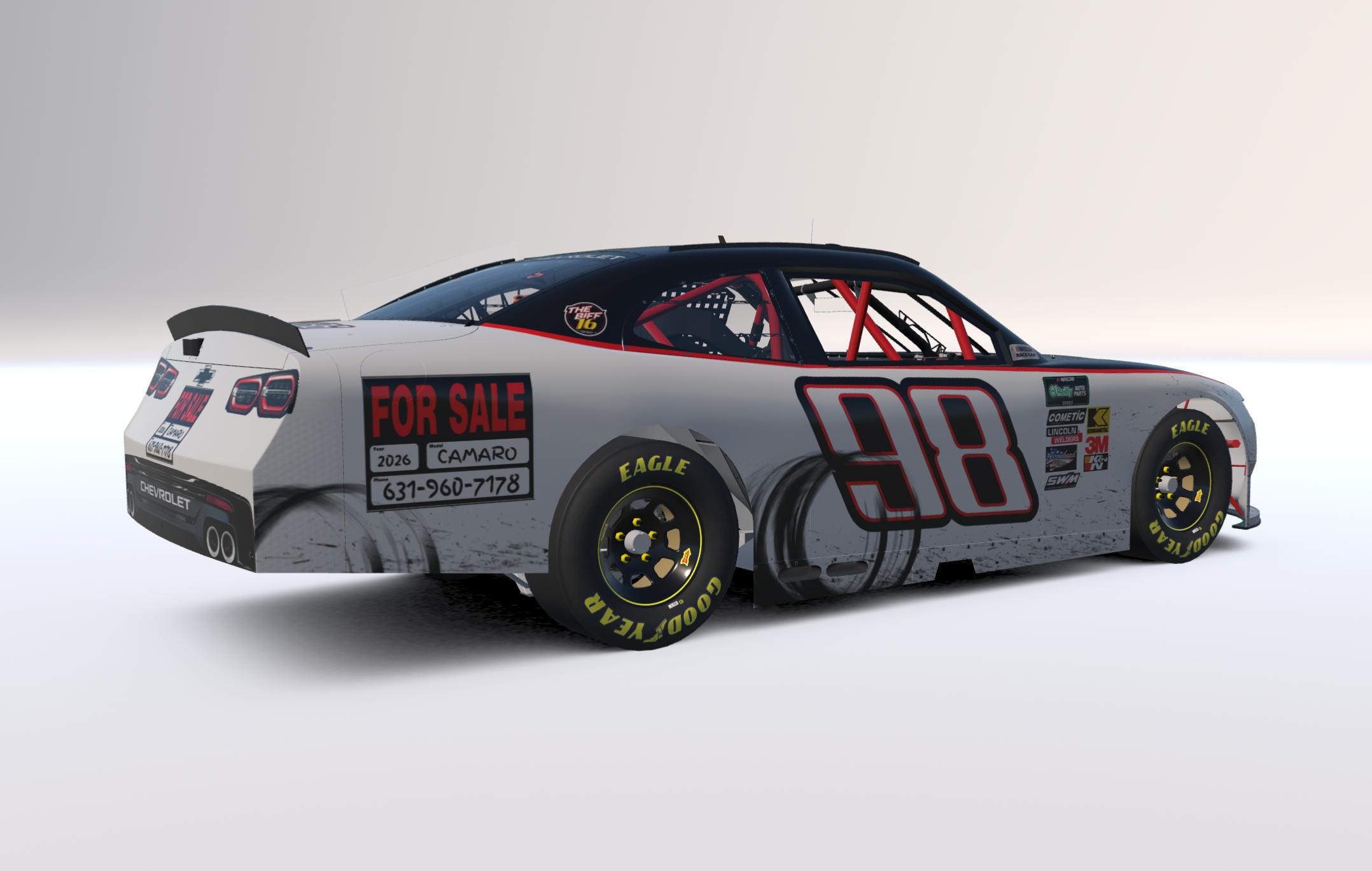 Preview of Used and Abused OReilly Camaro - With Number by Bradley White6