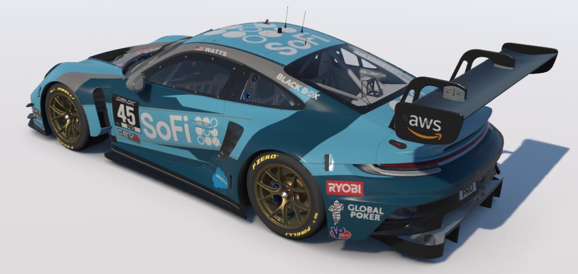 Preview of SoFi Porsche 992 GT3 by Mike W.