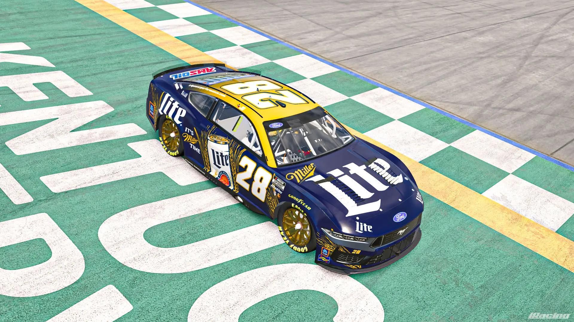 Preview of Miller Lite NO# Next Gen Ford Mustang by Joseph R Davis