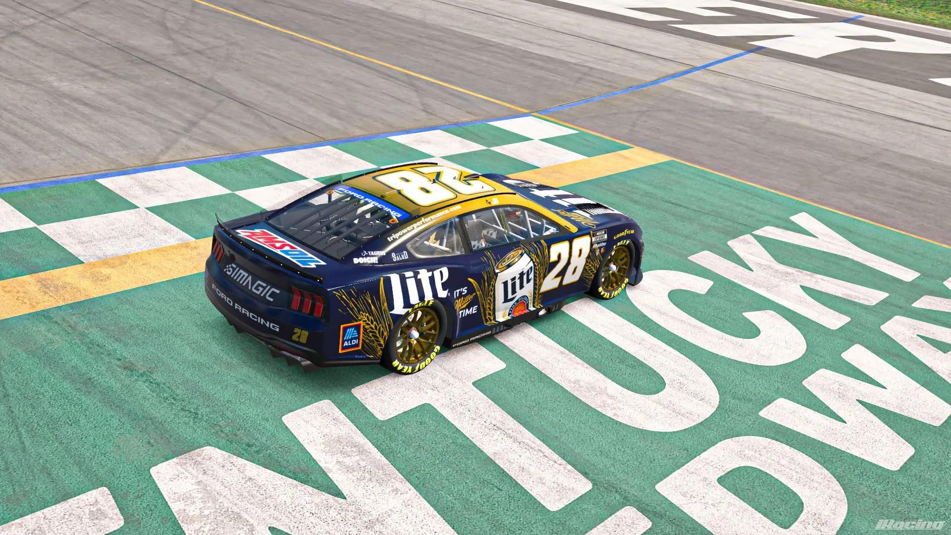 Preview of Miller Lite NO# Next Gen Ford Mustang by Joseph R Davis