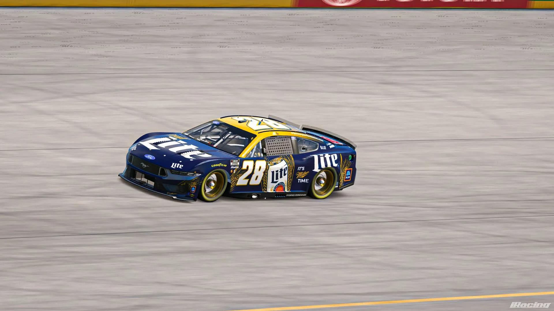 Preview of Miller Lite NO# Next Gen Ford Mustang by Joseph R Davis