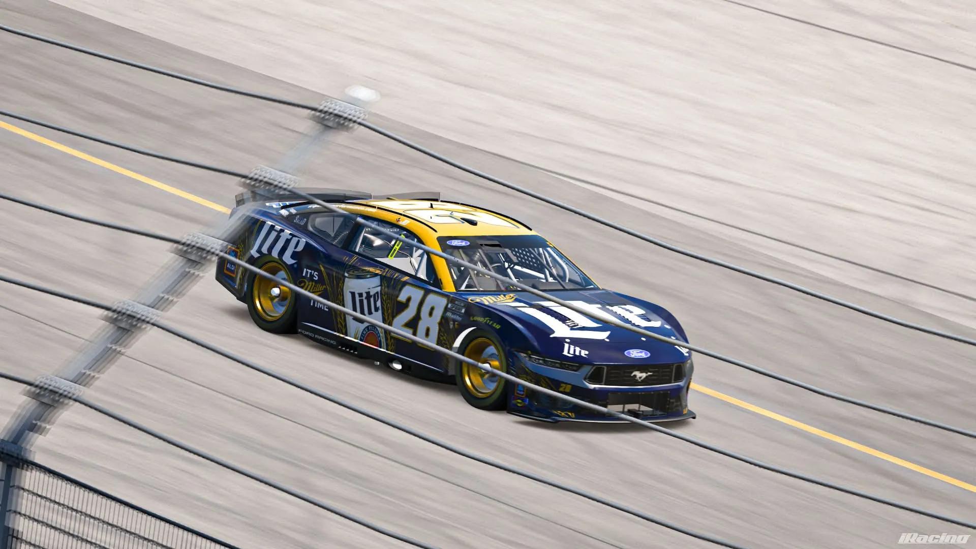 Preview of Miller Lite NO# Next Gen Ford Mustang by Joseph R Davis