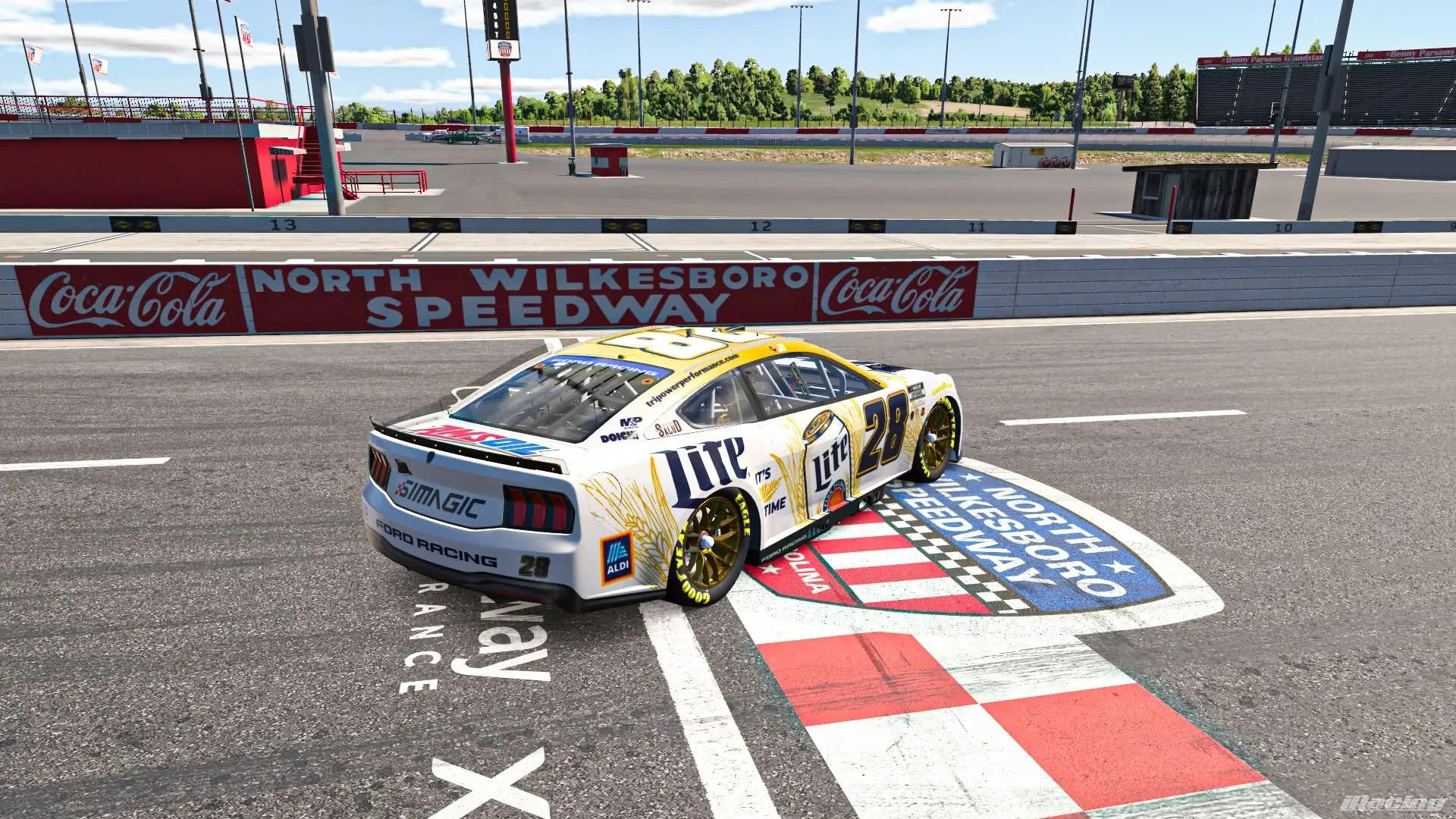 Preview of Miller Lite Inverted #28 Next Gen Ford Mustang by Joseph R Davis