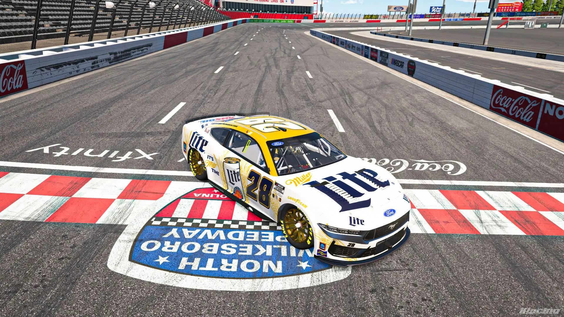 Preview of Miller Lite Inverted NO# Next Gen Ford Mustang by Joseph R Davis