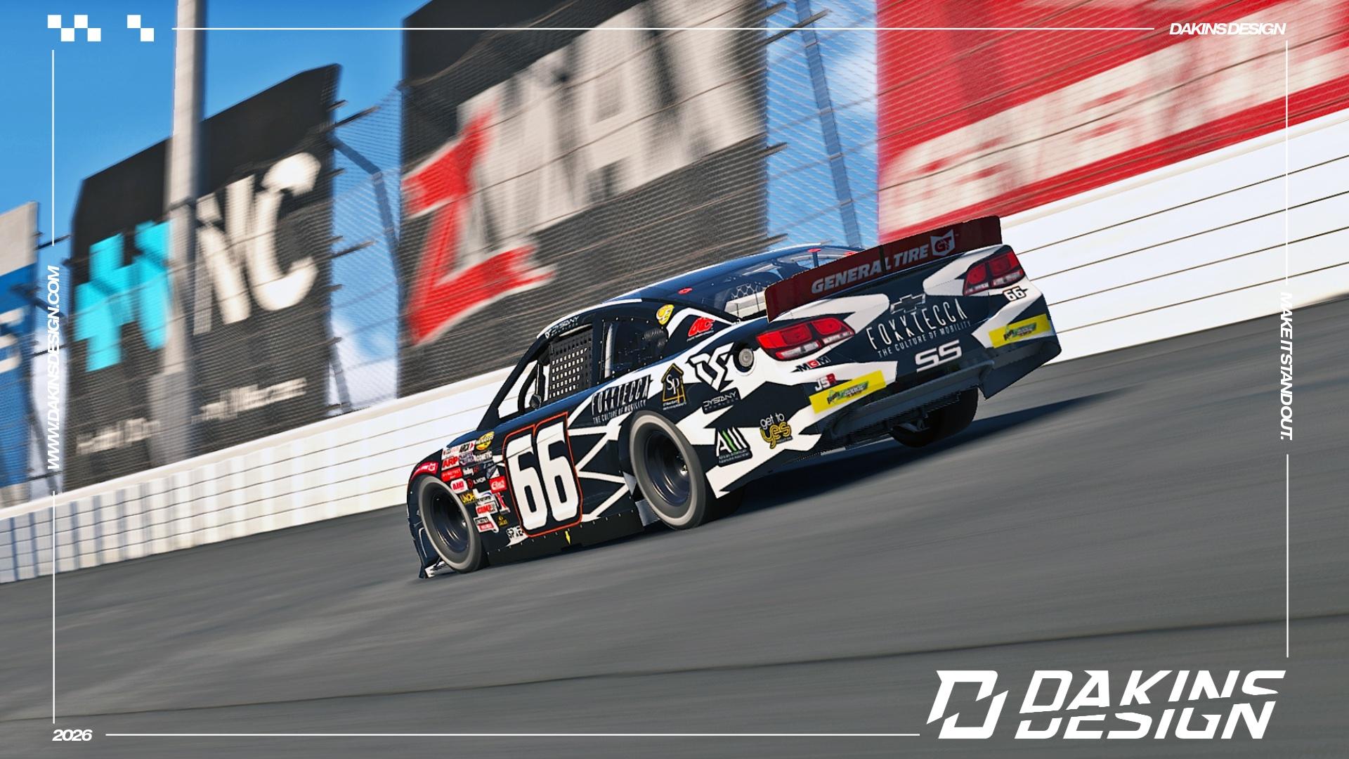 Preview of OFFICIAL #66 Foxxtecca x MBM Motorsports Dystany Spurlock ARCA Menards Chevrolet SS by Jason Dakins