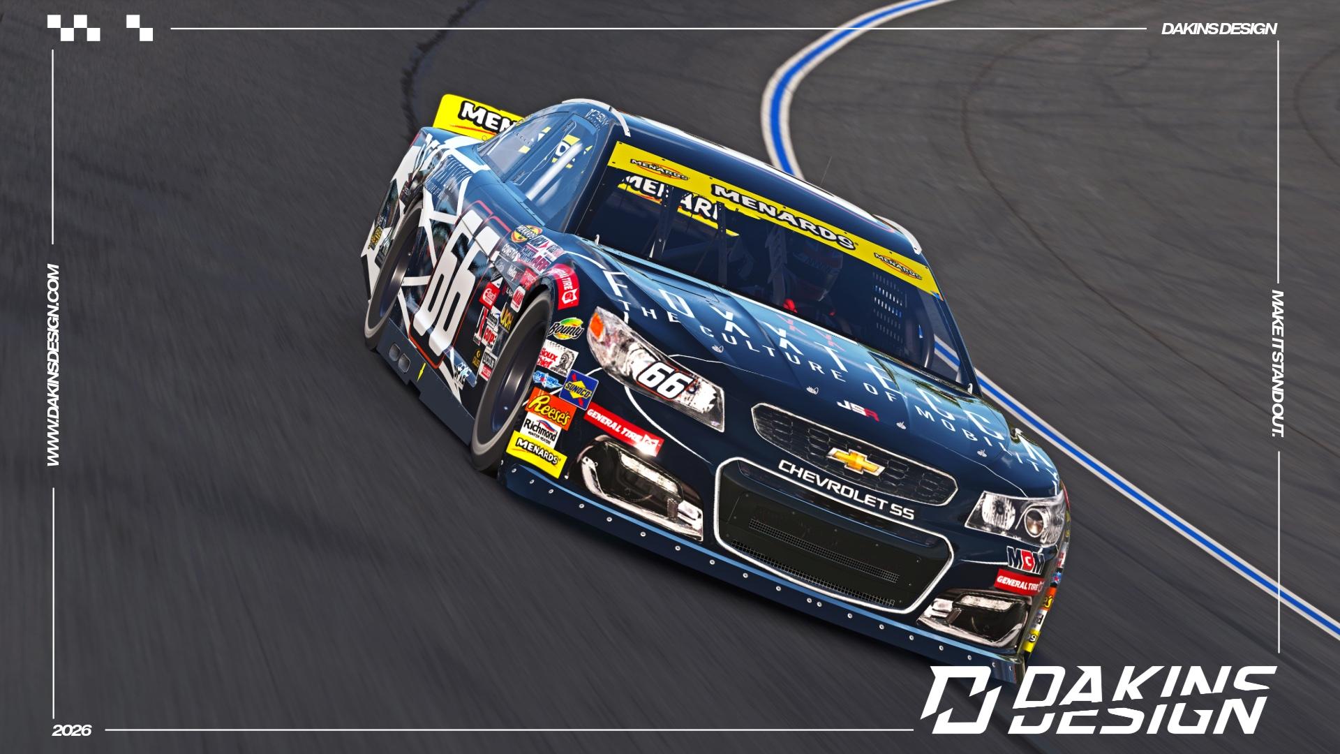 Preview of OFFICIAL Sim-Stamped #66 Foxxtecca x MBM Motorsports Dystany Spurlock ARCA Menards Chevrolet SS by Jason Dakins