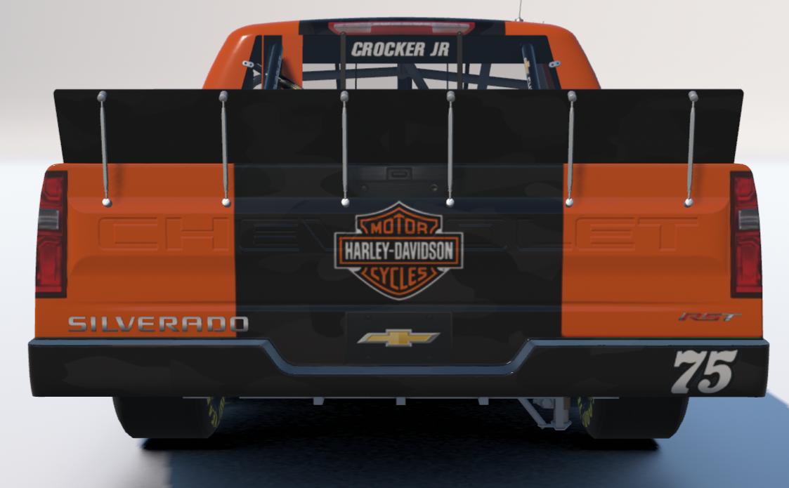 Preview of Harley Davidson (Orange) Silverado - Bob Berry #75 by Marshall Crocker Jr
