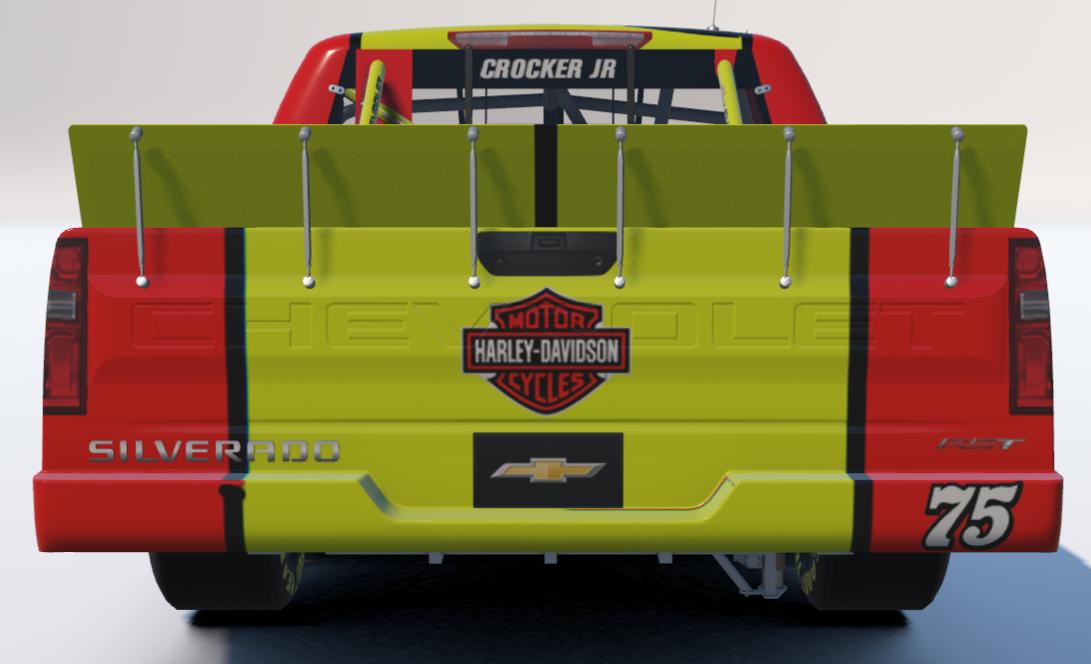 Preview of Harley Davidson (Red/Yellow) - Bob Berry #75 by Marshall Crocker Jr
