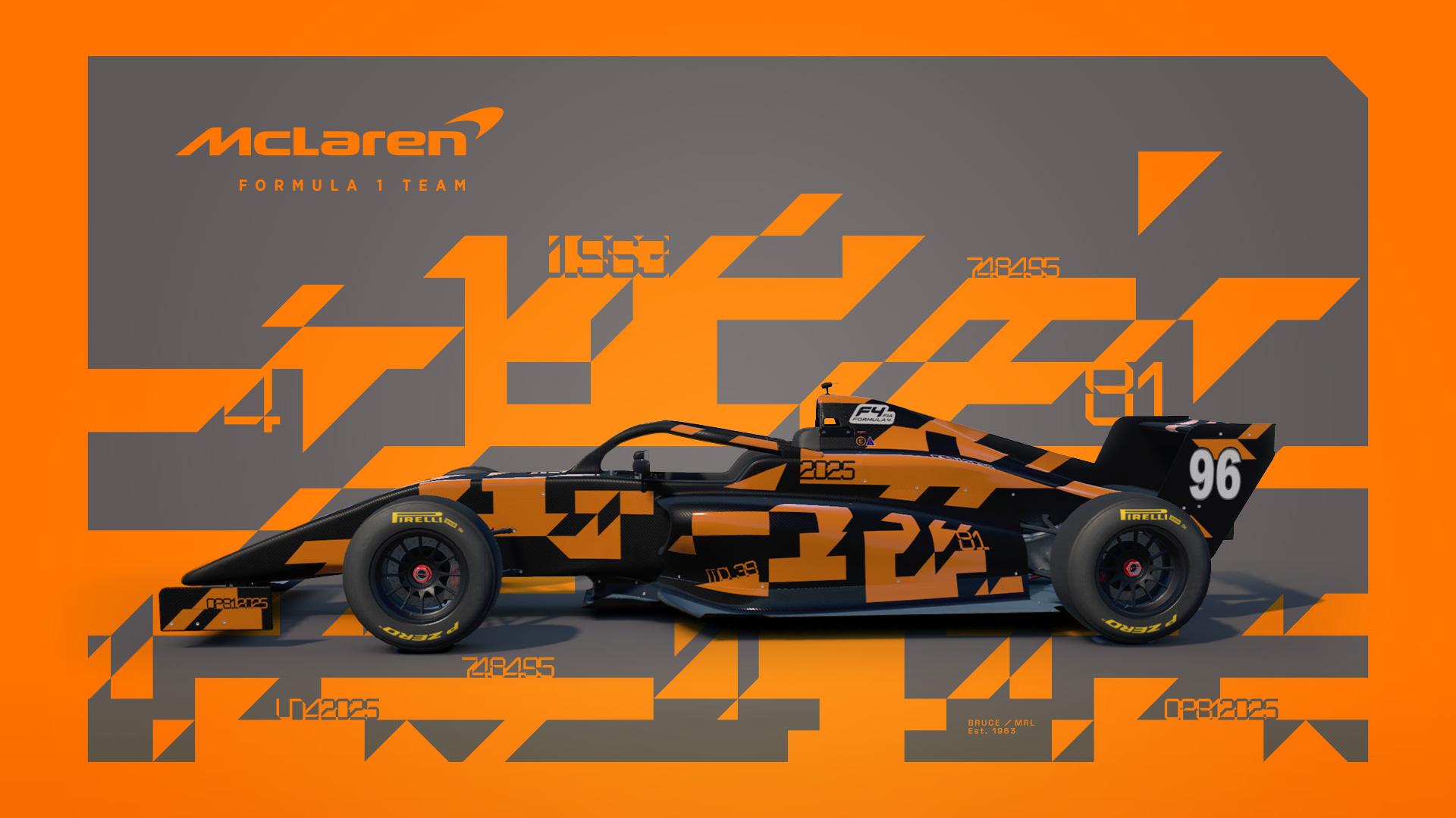 Preview of McLaren MCL39 testing livery iR04 by Alex Schmurtz