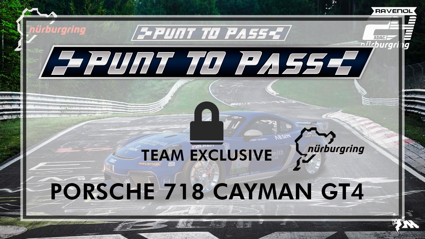 Preview of Punt To Pass - Nurbur24 - Porsche 718 Cayman GT4 by Mabus T.