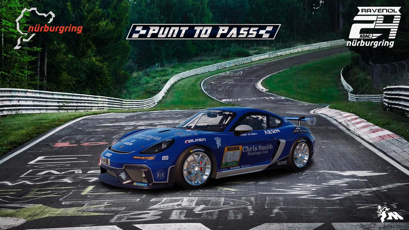 Preview of Punt To Pass - Nurbur24 - Porsche 718 Cayman GT4 by Mabus T.