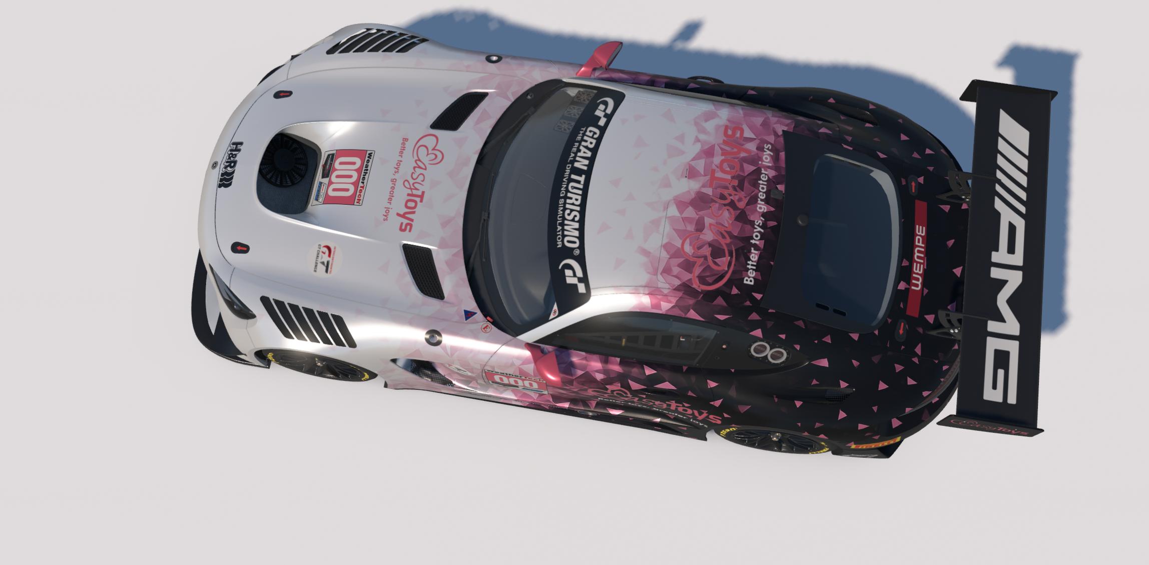 Preview of Fictional EasyToys AMG GT3 car ready to run in the N24 this weekend by Keith Archer