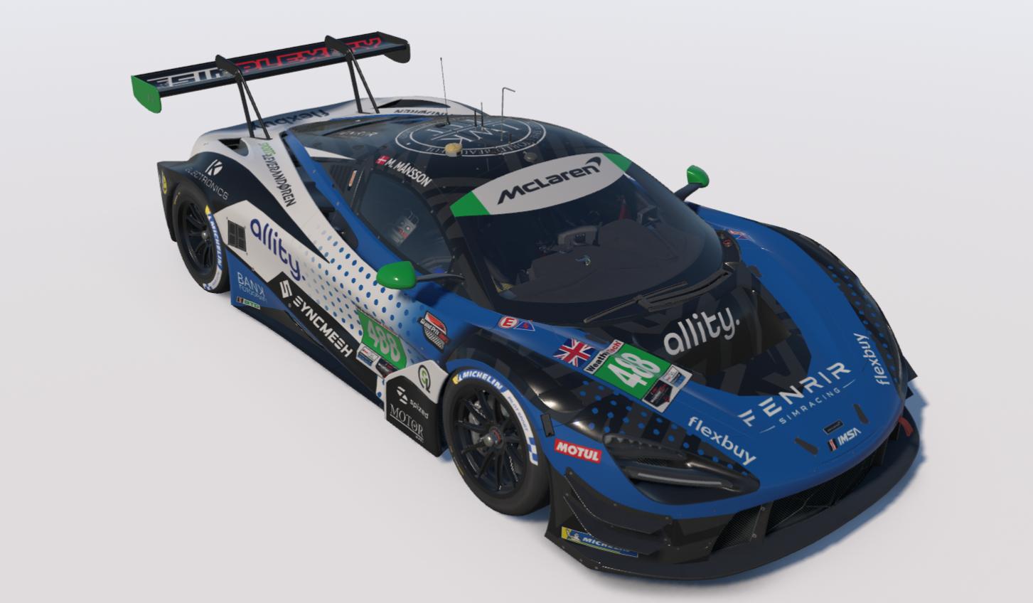 Preview of FSR McLaren GT3 by Mathias M&aring;nsson