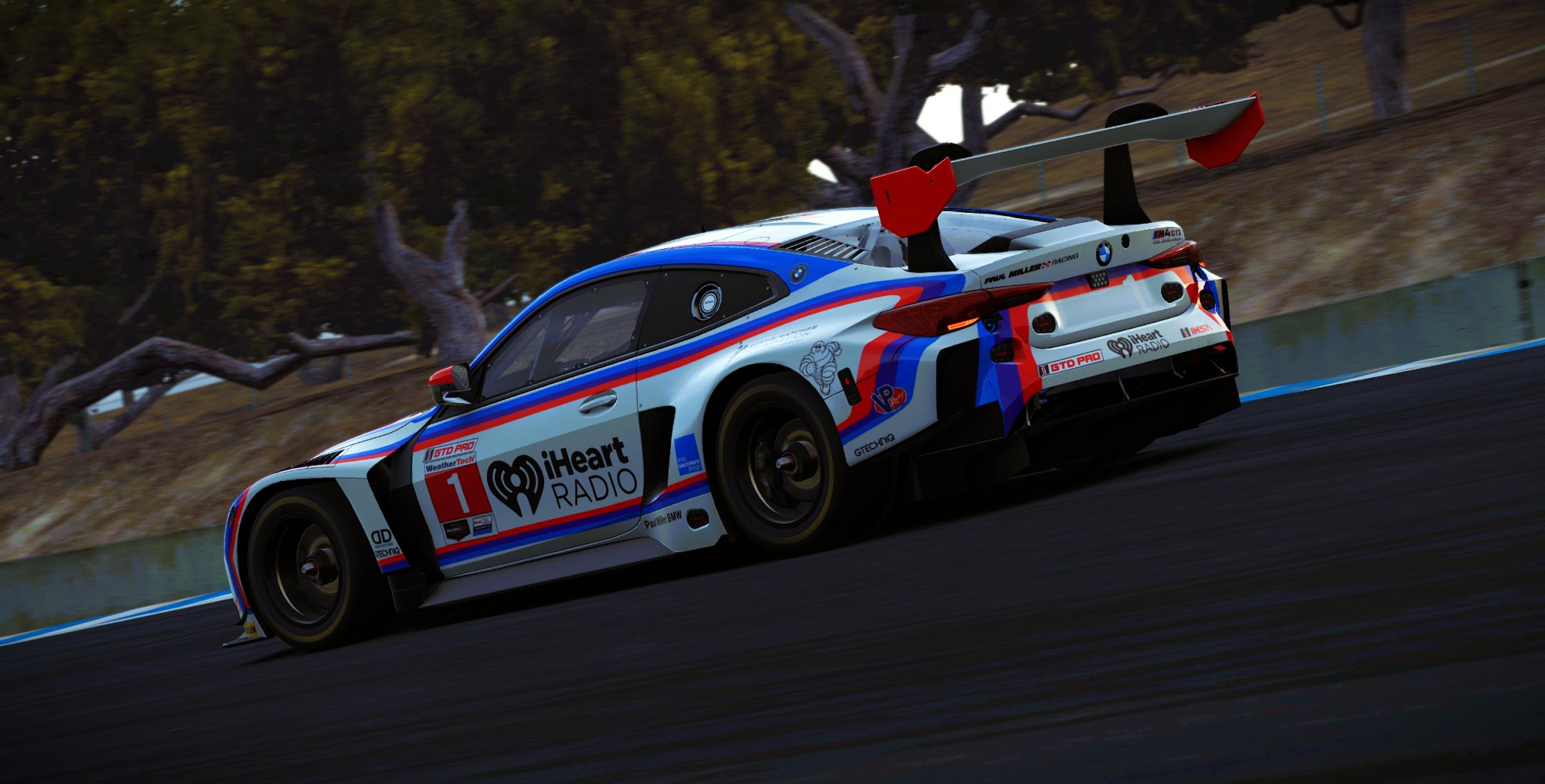 Preview of Paul Miller Racing #1 BMW M4 GT3 EVO 2026 Laguna Seca IMSA Livery by Samuel J Ball