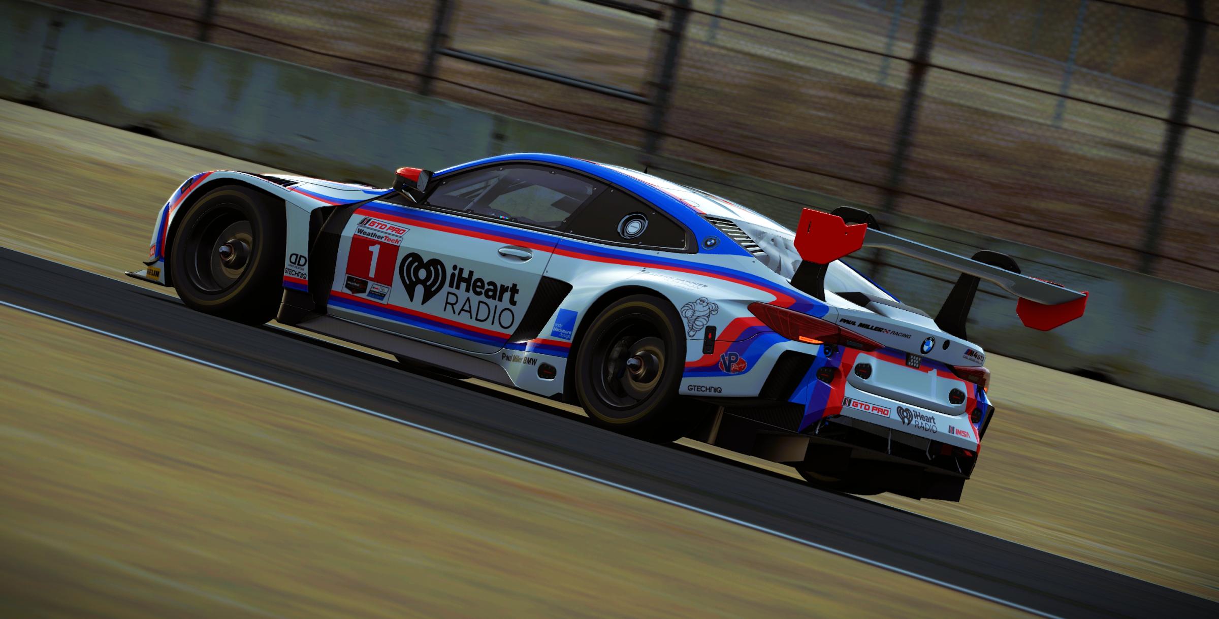 Preview of Paul Miller Racing #1 BMW M4 GT3 EVO 2026 Laguna Seca IMSA Livery by Samuel J Ball