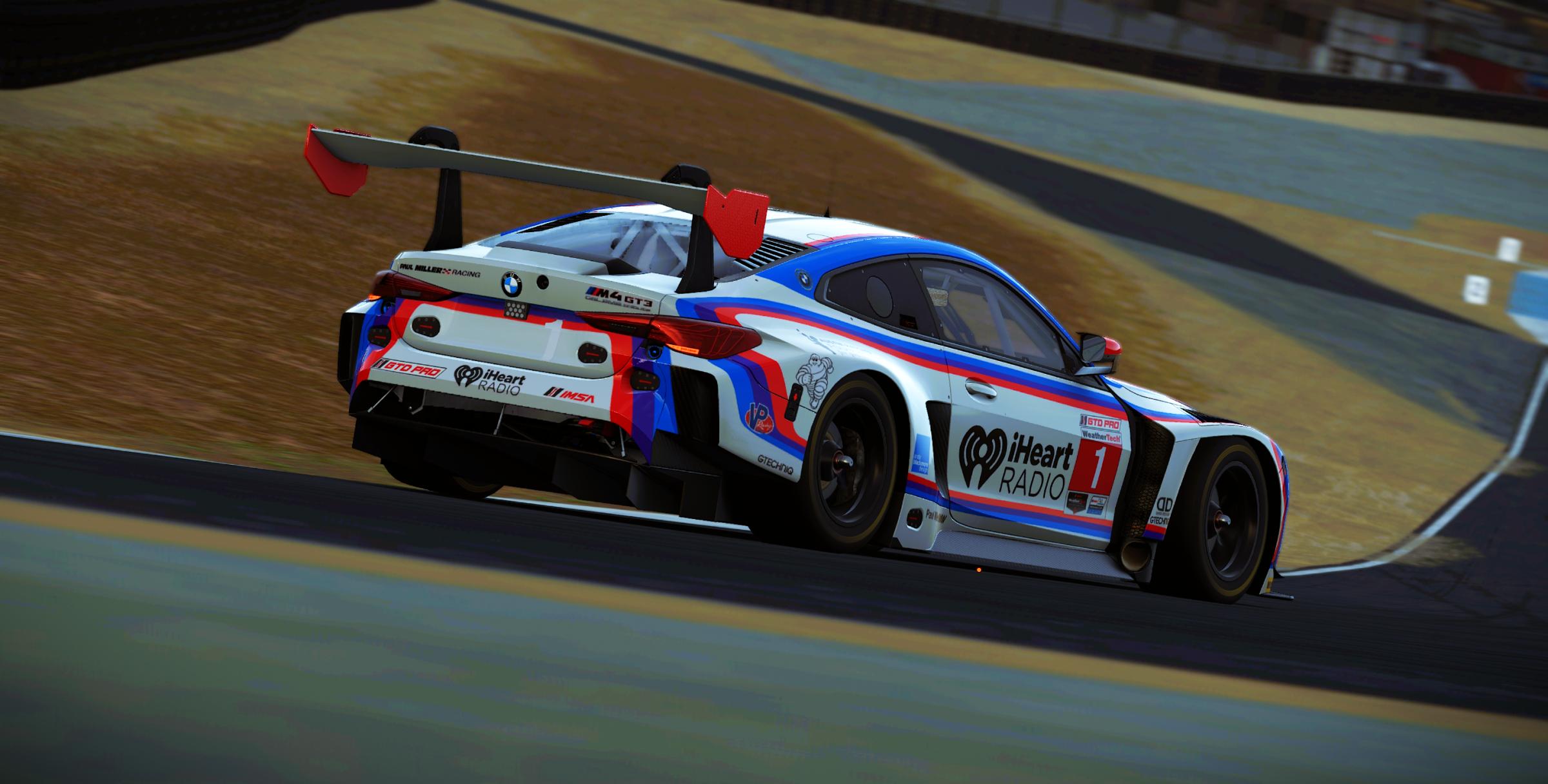 Preview of Paul Miller Racing #1 BMW M4 GT3 EVO 2026 Laguna Seca IMSA Livery by Samuel J Ball
