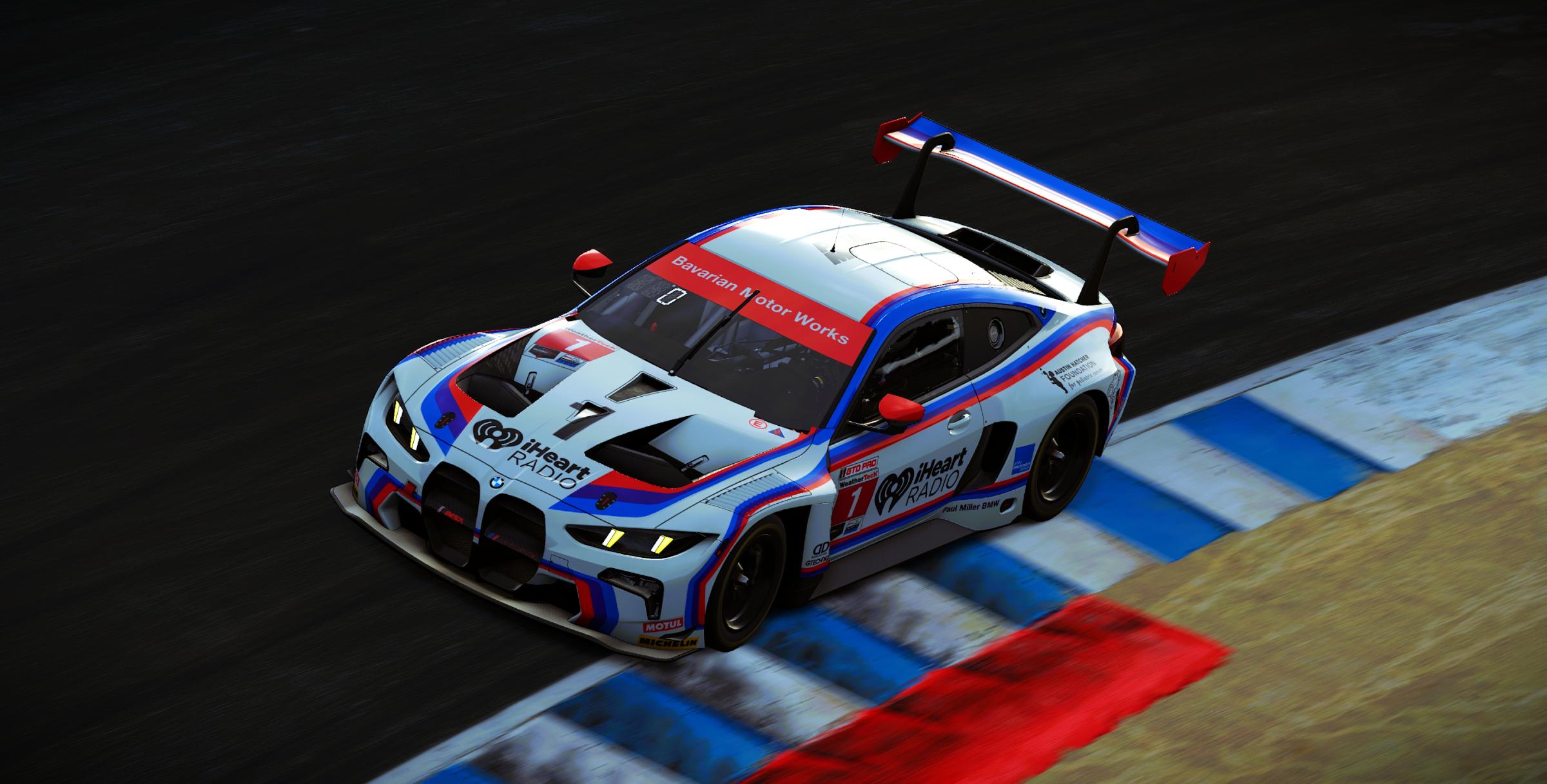 Preview of Paul Miller Racing #1 BMW M4 GT3 EVO 2026 Laguna Seca IMSA Livery by Samuel J Ball