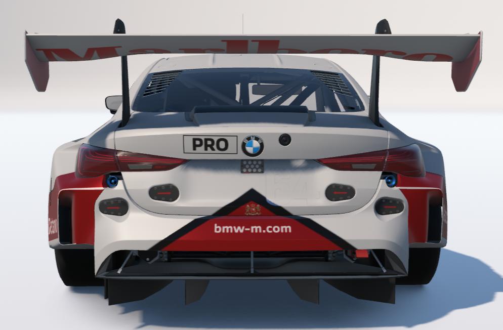 Preview of Reverse Marlboro White/Red BMW M4 GT3 EVO by Ronald Lawson2