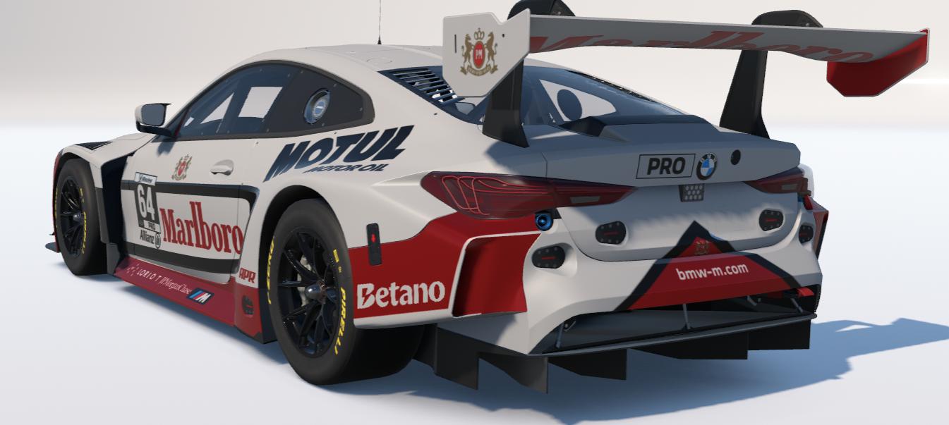 Preview of Reverse Marlboro White/Red BMW M4 GT3 EVO by Ronald Lawson2