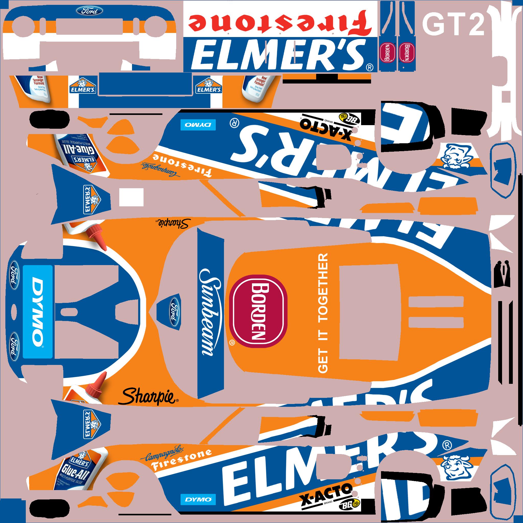 Preview of Ford GT 2 Elmers by Clyde Coman