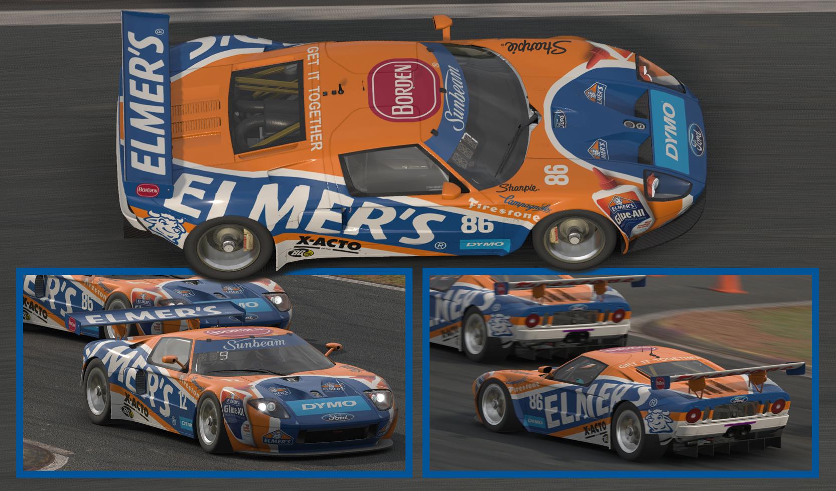 Preview of Ford GT3 Elmers by Clyde Coman