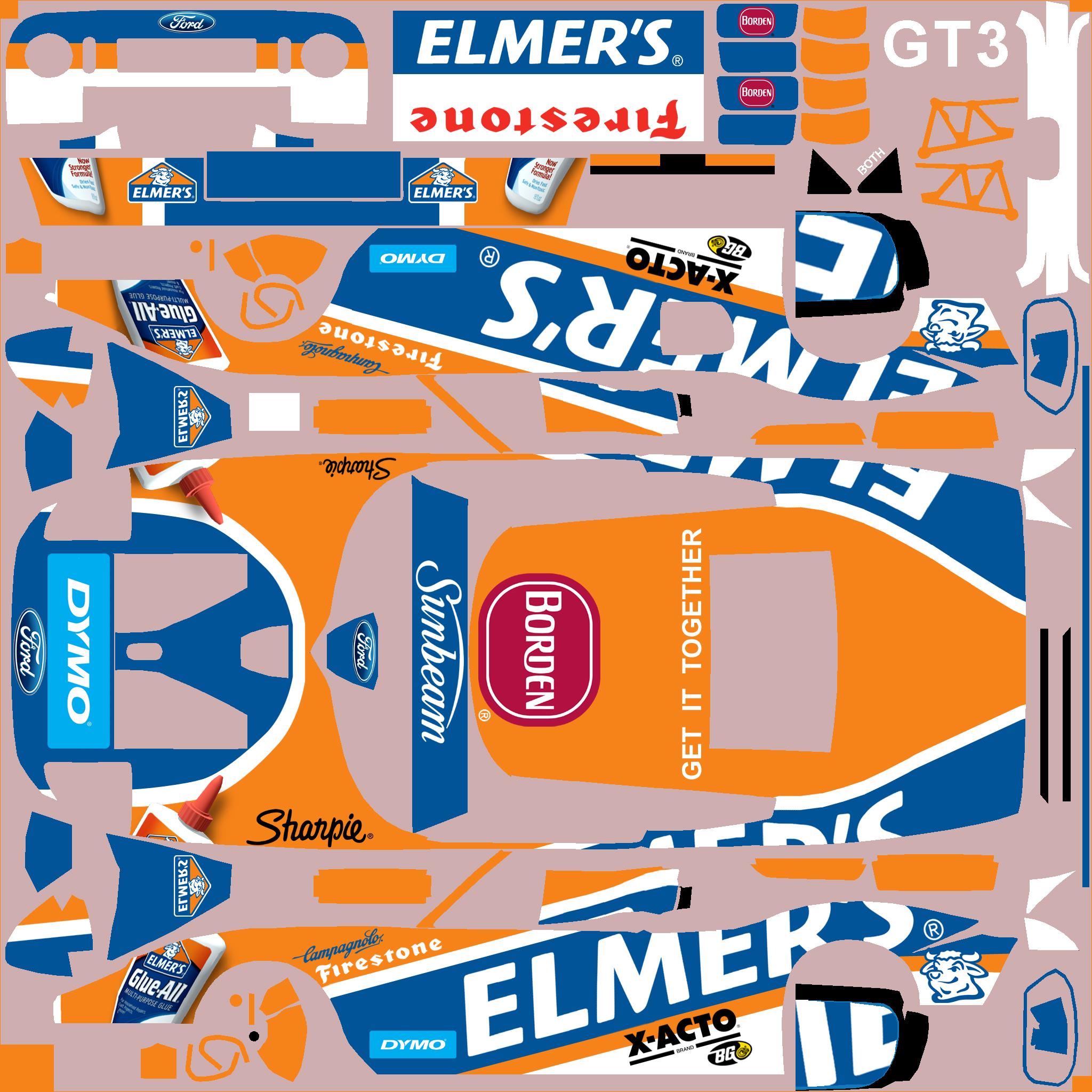 Preview of Ford GT3 Elmers by Clyde Coman