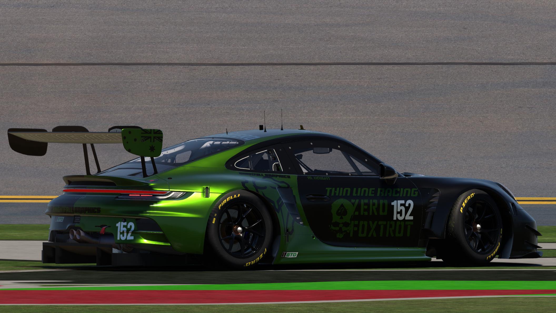 Preview of Zero Foxtrot Porsche 911 GT3 R by Knightfall Graphics by Matt J K.