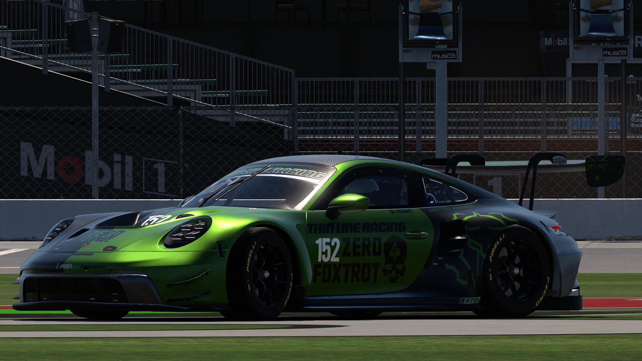 Preview of Zero Foxtrot Porsche 911 GT3 R by Knightfall Graphics by Matt J K.