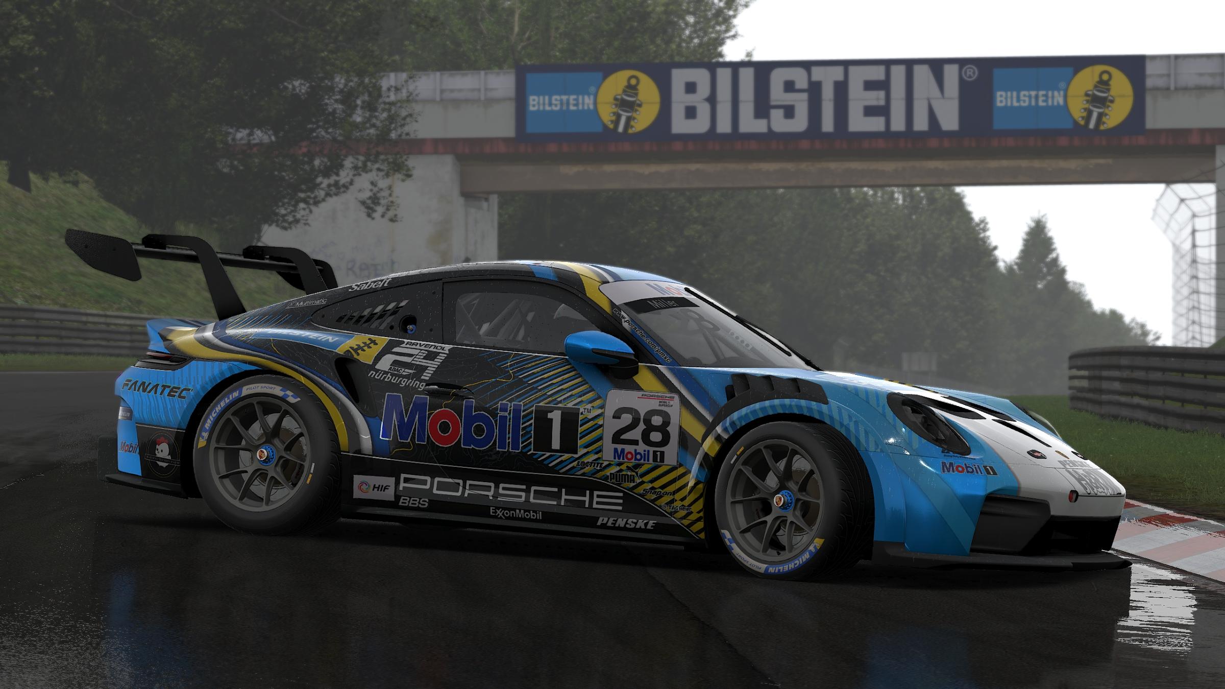 Preview of Bilstein Penske Mobil 1 Porsche Cup Car - Nurburgring 24h by Joshua JD Miller