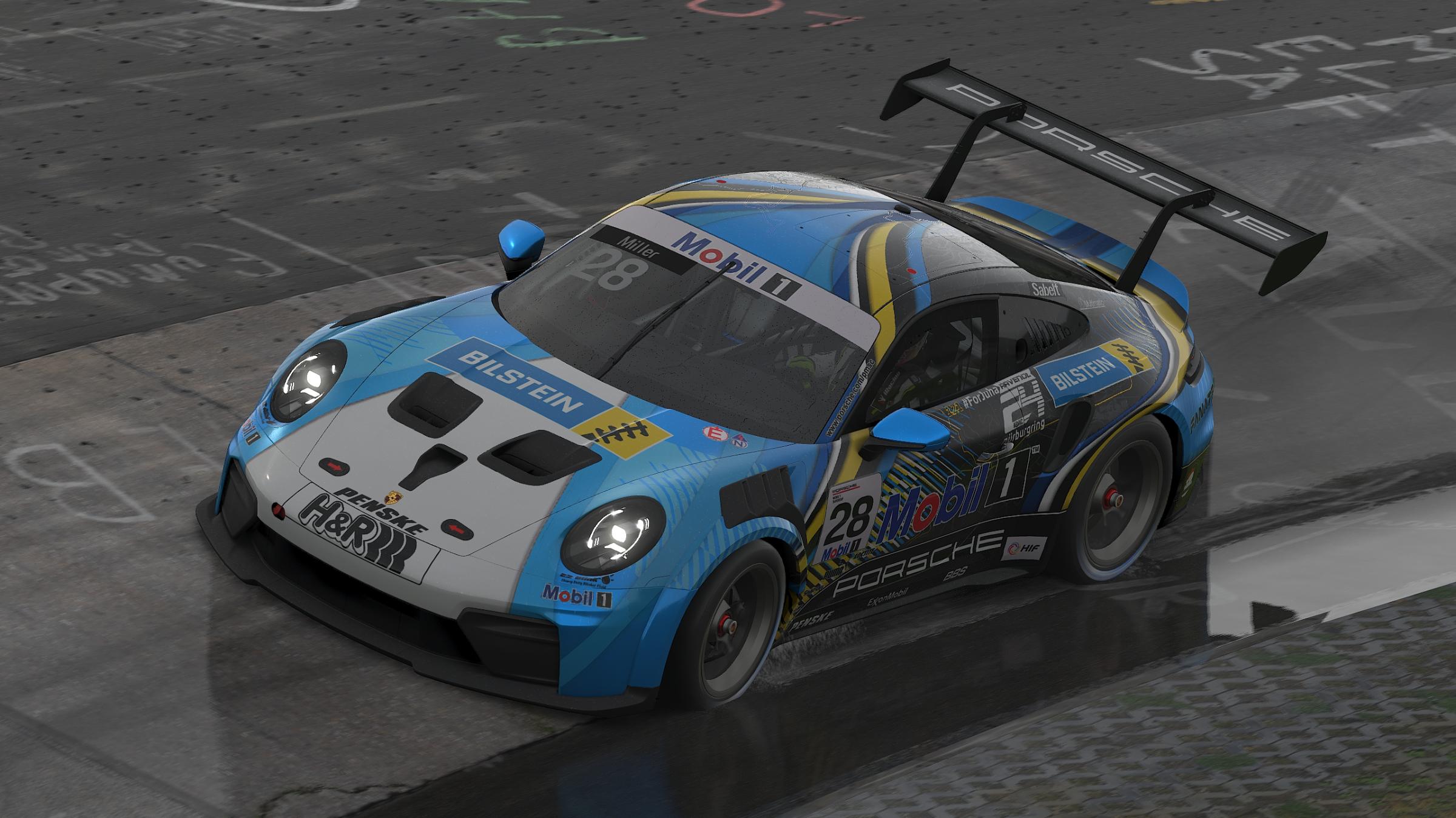 Preview of Bilstein Penske Mobil 1 Porsche Cup Car - Nurburgring 24h by Joshua JD Miller